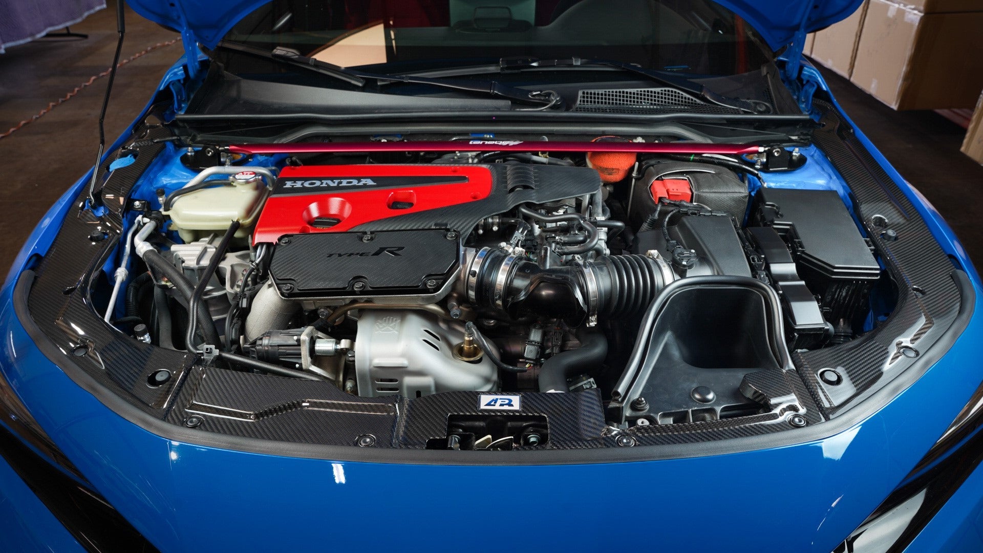 Placas de refrigeración de fibra de carbono APR para radiador (Honda FL5 Civic Type R 2023+)