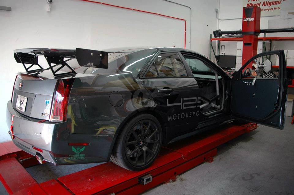 APR GTC-500 Carbon Fiber Adjustable Wing (2008-2015 Cadillac CTS-V Sedan)