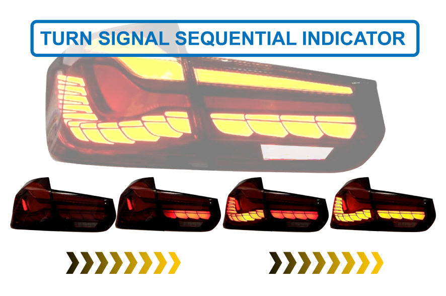 Innovative Motorsports 2012-2018 BMW F30 F80 3 Series and M3, GTS Style OLED Tail Lamps