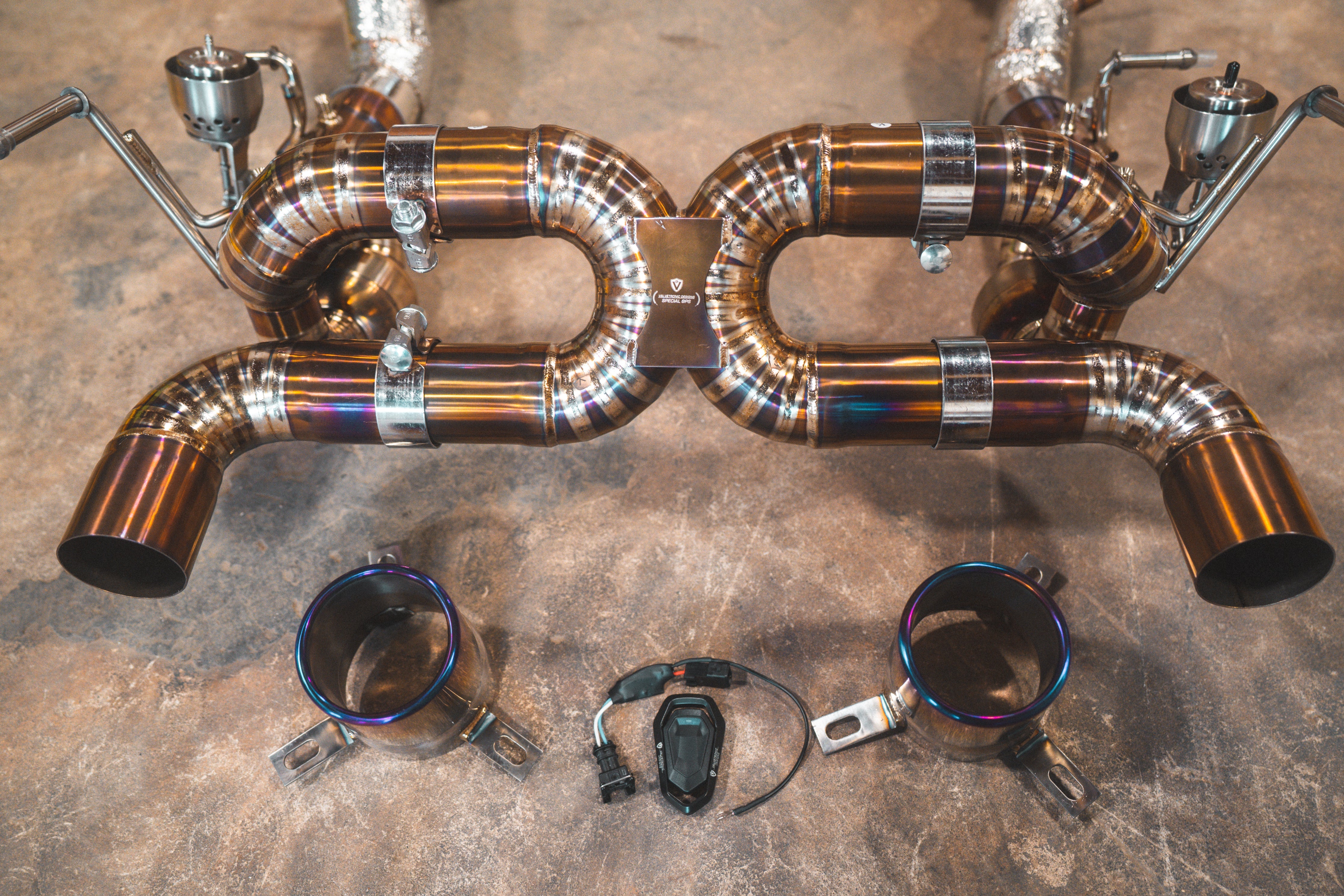 Valvetronic Ferrari F8 Valved Sport Exhaust System