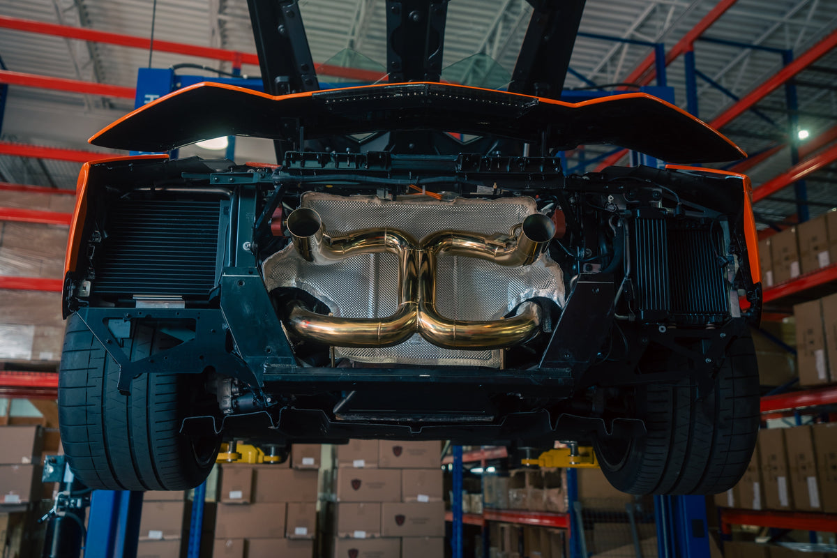 Valvetronic ランボルギーニ Aventador SVJ/Ultimae Valved スポーツ エキゾーストシステム