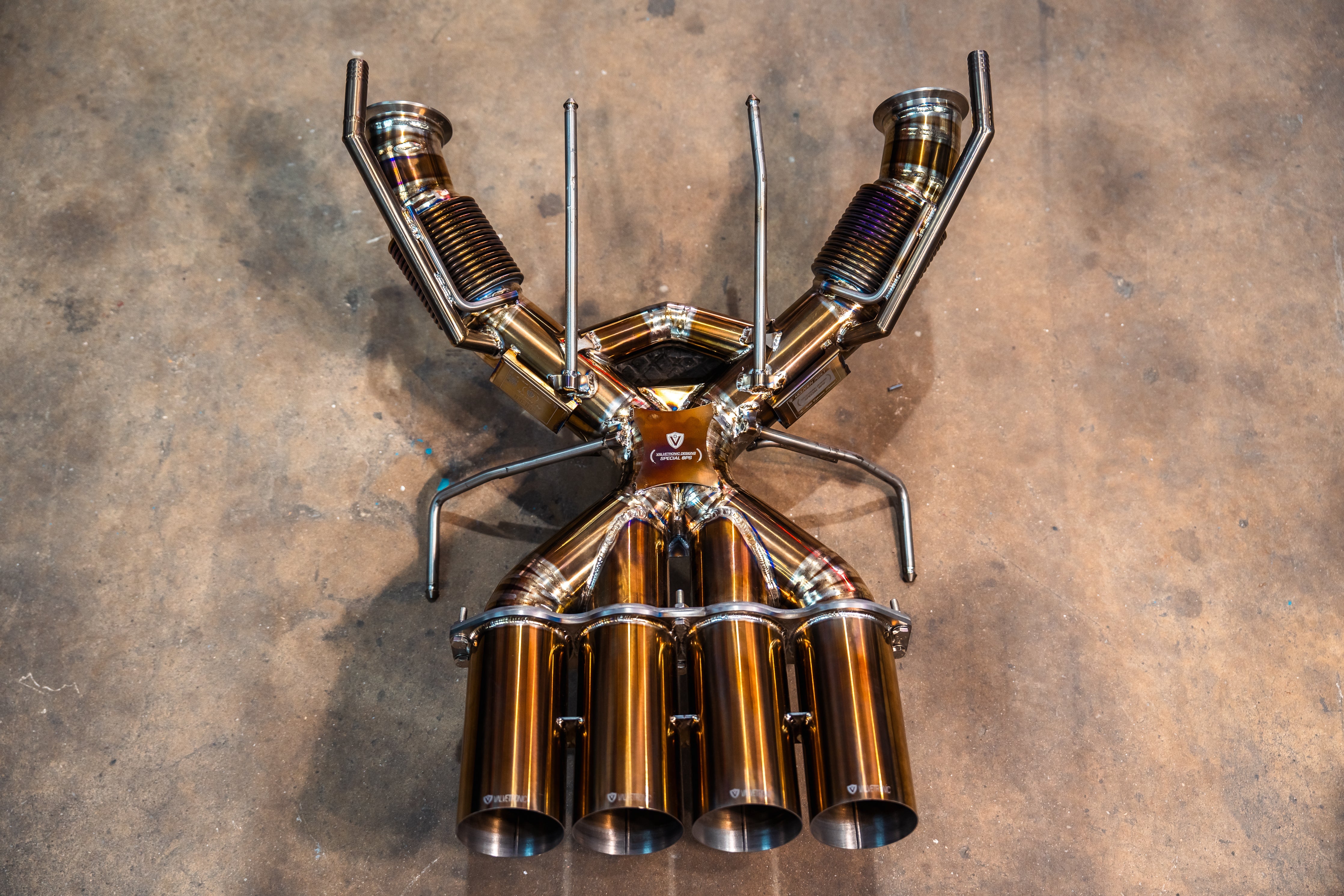 Valvetronic Mclaren 765LT F1 Race Exhaust System