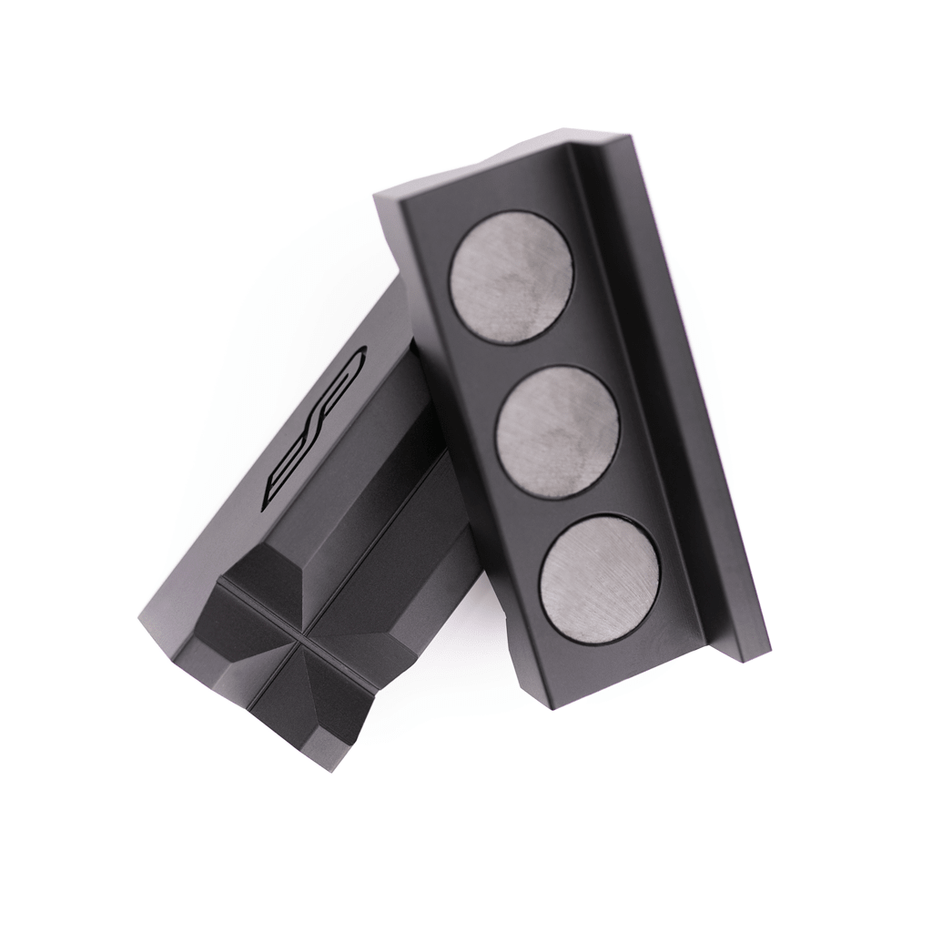 ColorFittings Aluminum Vice Jaw Inserts for AN Fitting Assembly - 1
