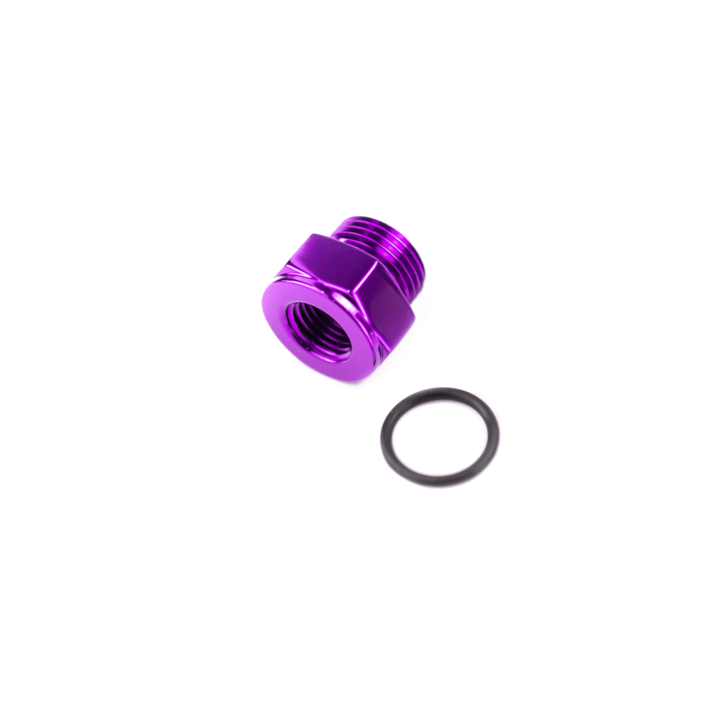 ColorFittings - 8 AN ORB Plug to 1/4" NPT - 7