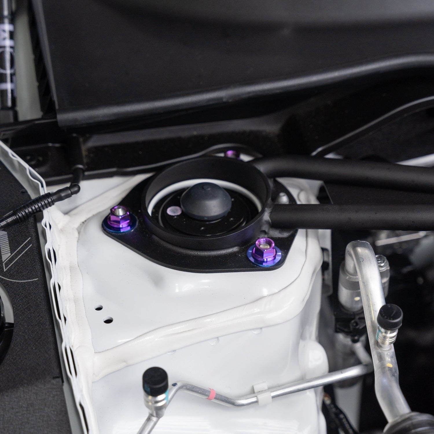 JDC Titanium Engine Bay Dress-Up Hardware Kit (2022+ Honda Civic Si 11th Gen)