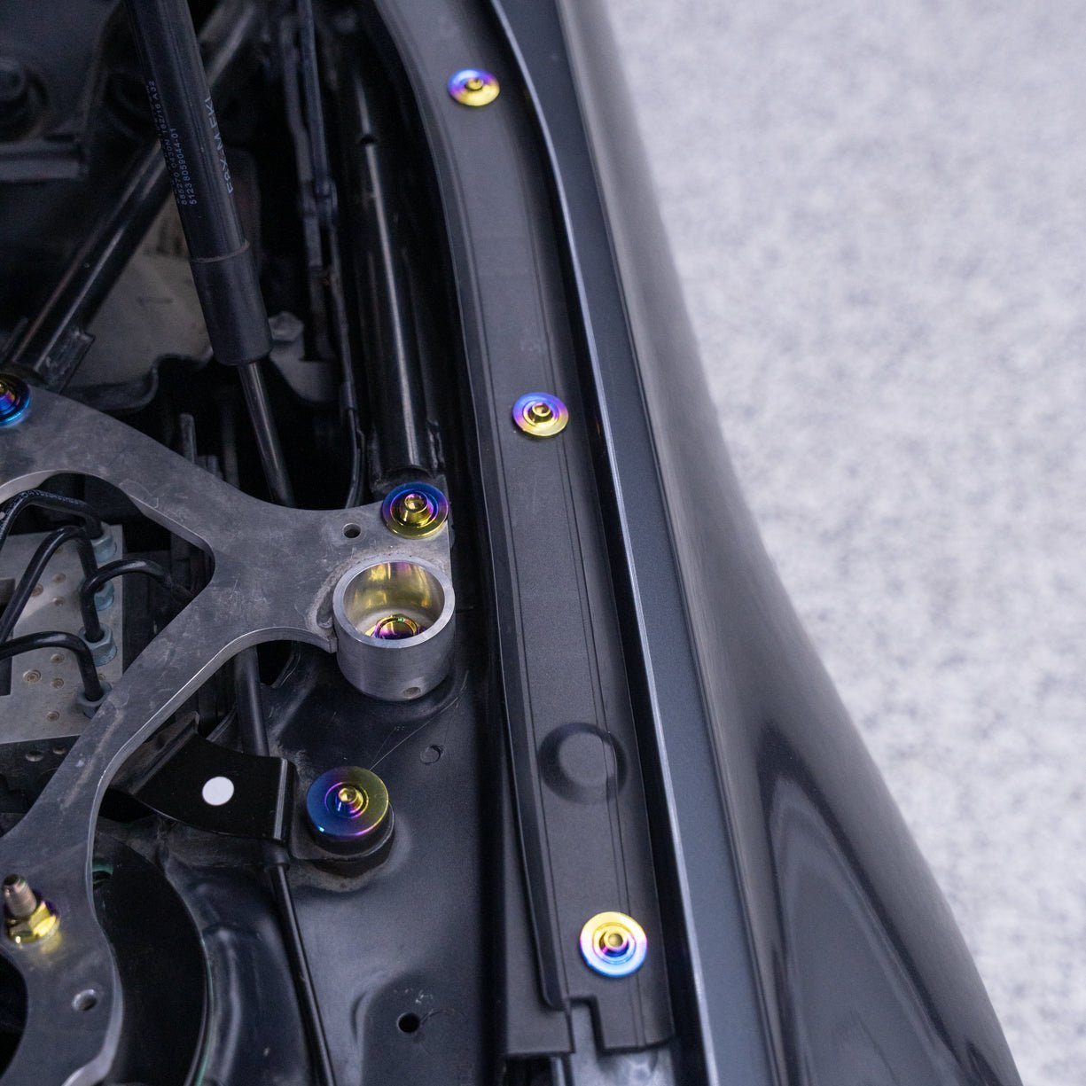 JDC Titanium Fender Hardware Kit | 2014 - 2020 BMW F80 M3/M4 - 1
