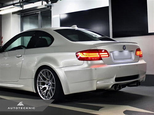 AutoTecknic Carbon Fiber Trunk Lip Spoiler - BMW E92 3-Series Coupe