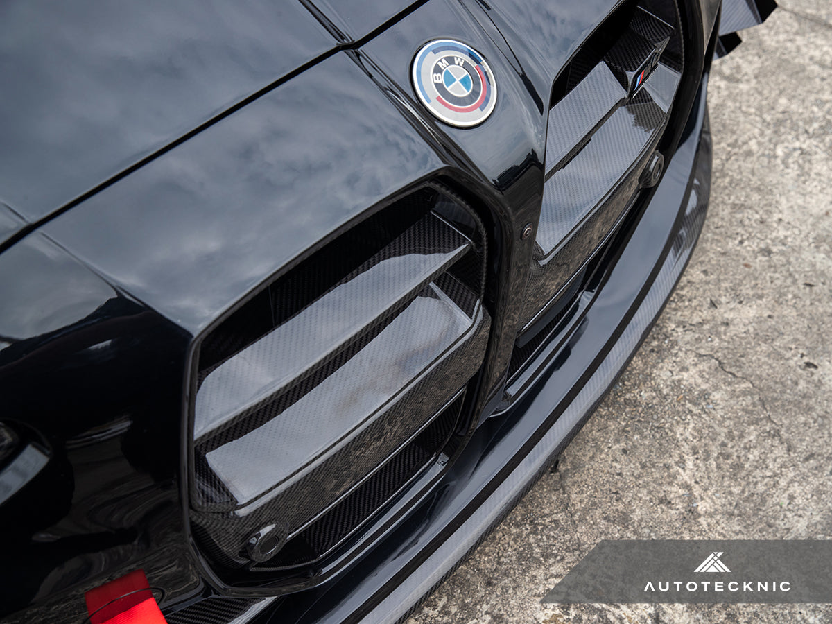 Parrilla delantera AutoTecknic Dry Carbon Avanzato - G80 M3 | G82/ G83 M4