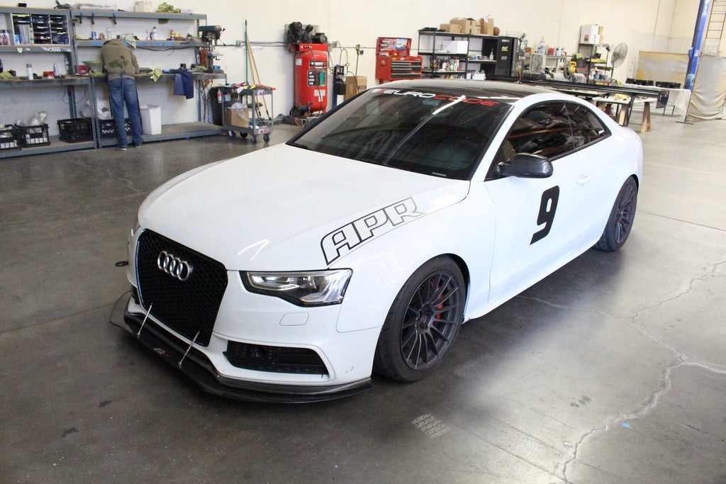 APR Stock Bumper Carbon Fiber Front Wind Splitter (2013-2016 Audi S5 / RS5)