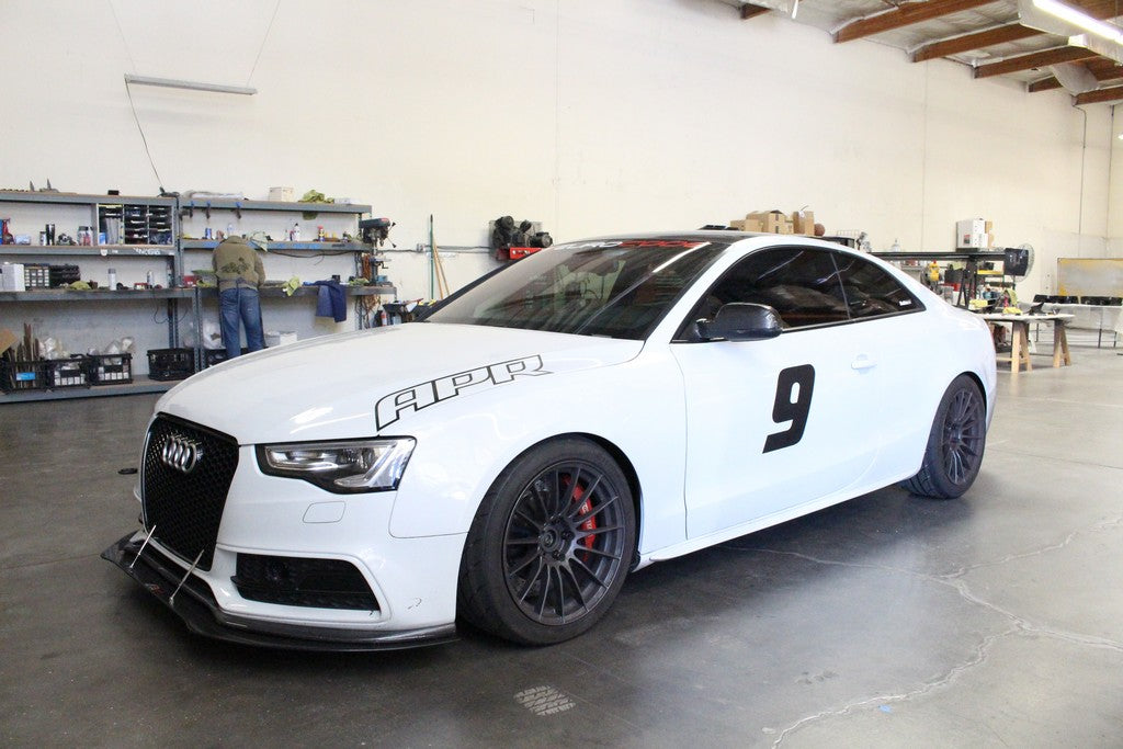 APR Stock Bumper Carbon Fiber Front Wind Splitter (2013-2016 Audi S5 / RS5)