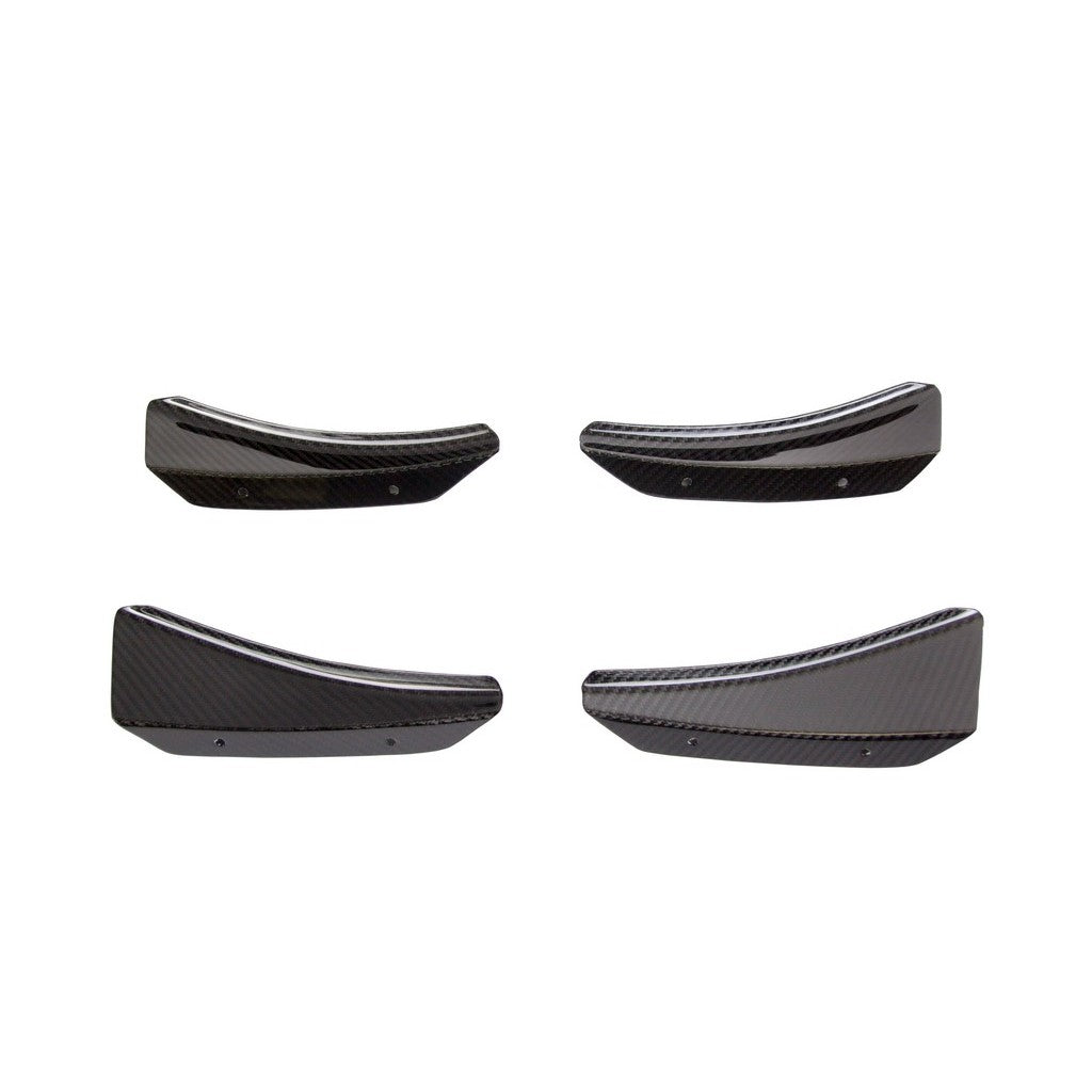 APR Carbon Fiber Front Bumper Canards (2016-2018 Audi R8)
