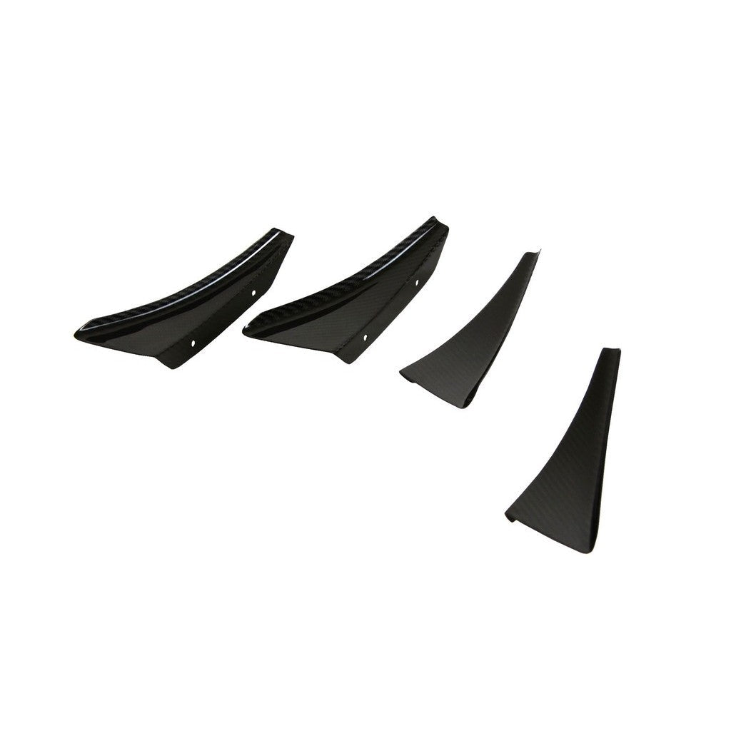 APR Carbon Fiber Front Bumper Canards (2016-2018 Audi R8)