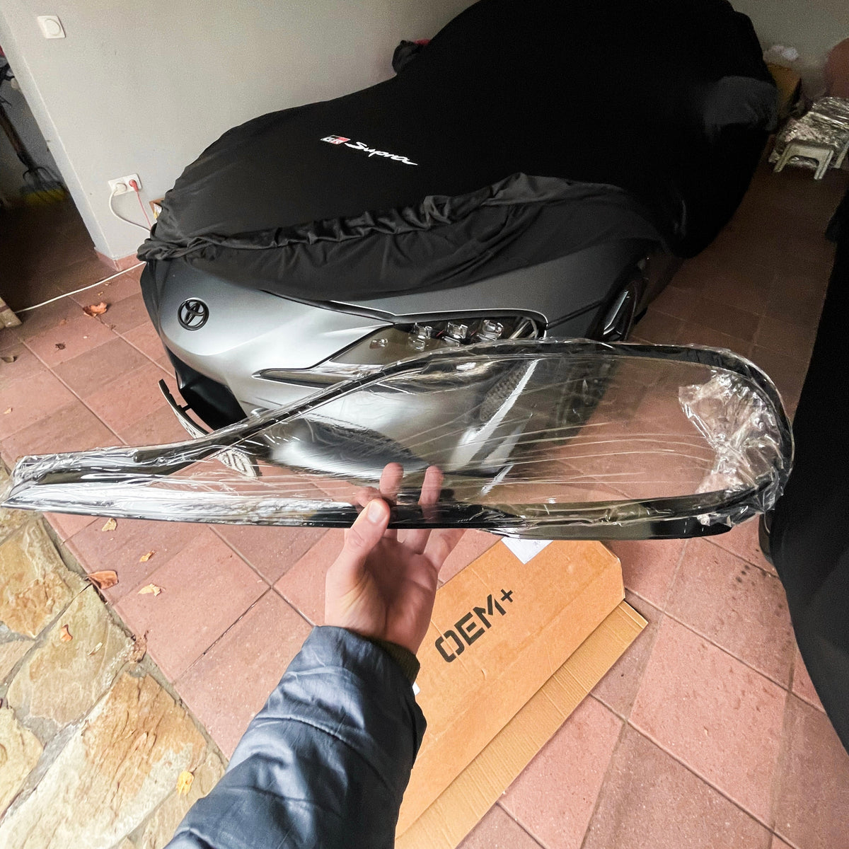 OEM+ Designs Replacement Headlight Lens for GR Supra (A90/91) (OEMPD-A90-HL-LS)