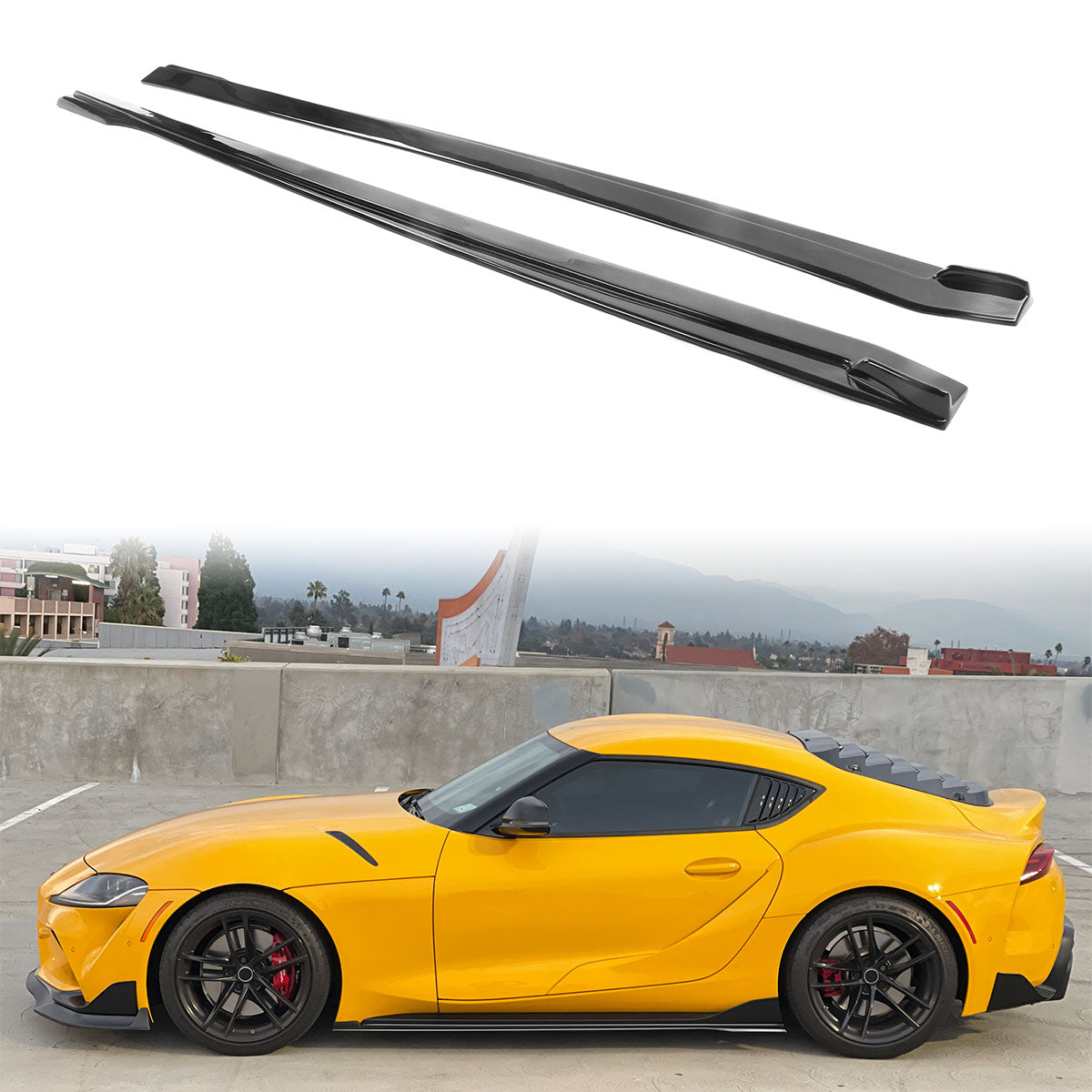 K2 Industries 2020-2025 Toyota GR Supra A90 IKON Style Side Skirts PP