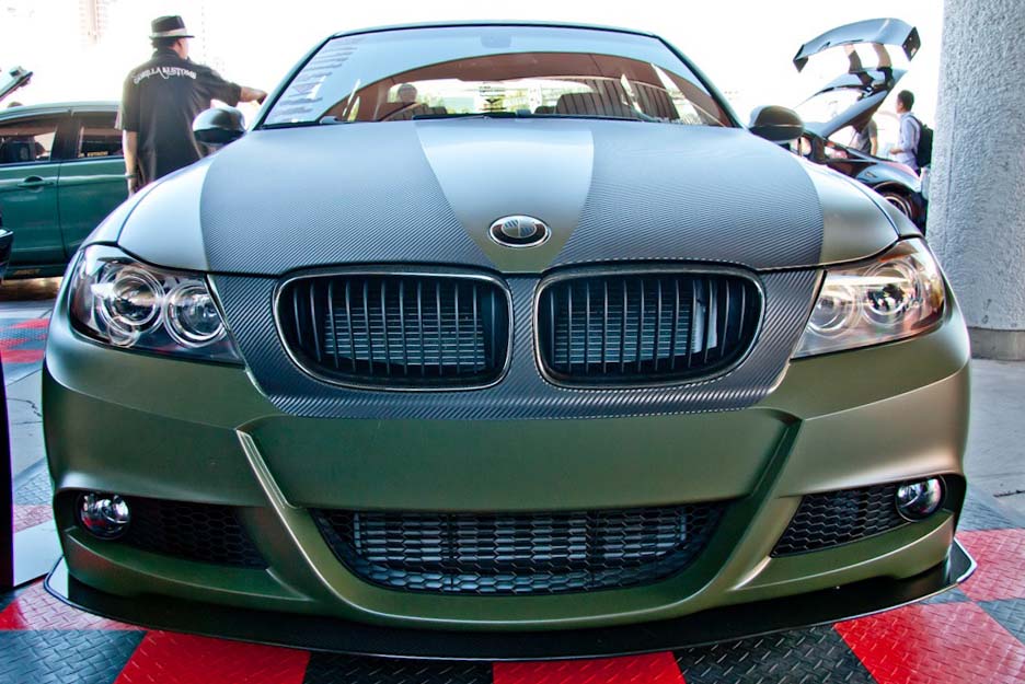 Divisor de viento delantero de fibra de carbono APR (parachoques BMW E90 M-Sport)