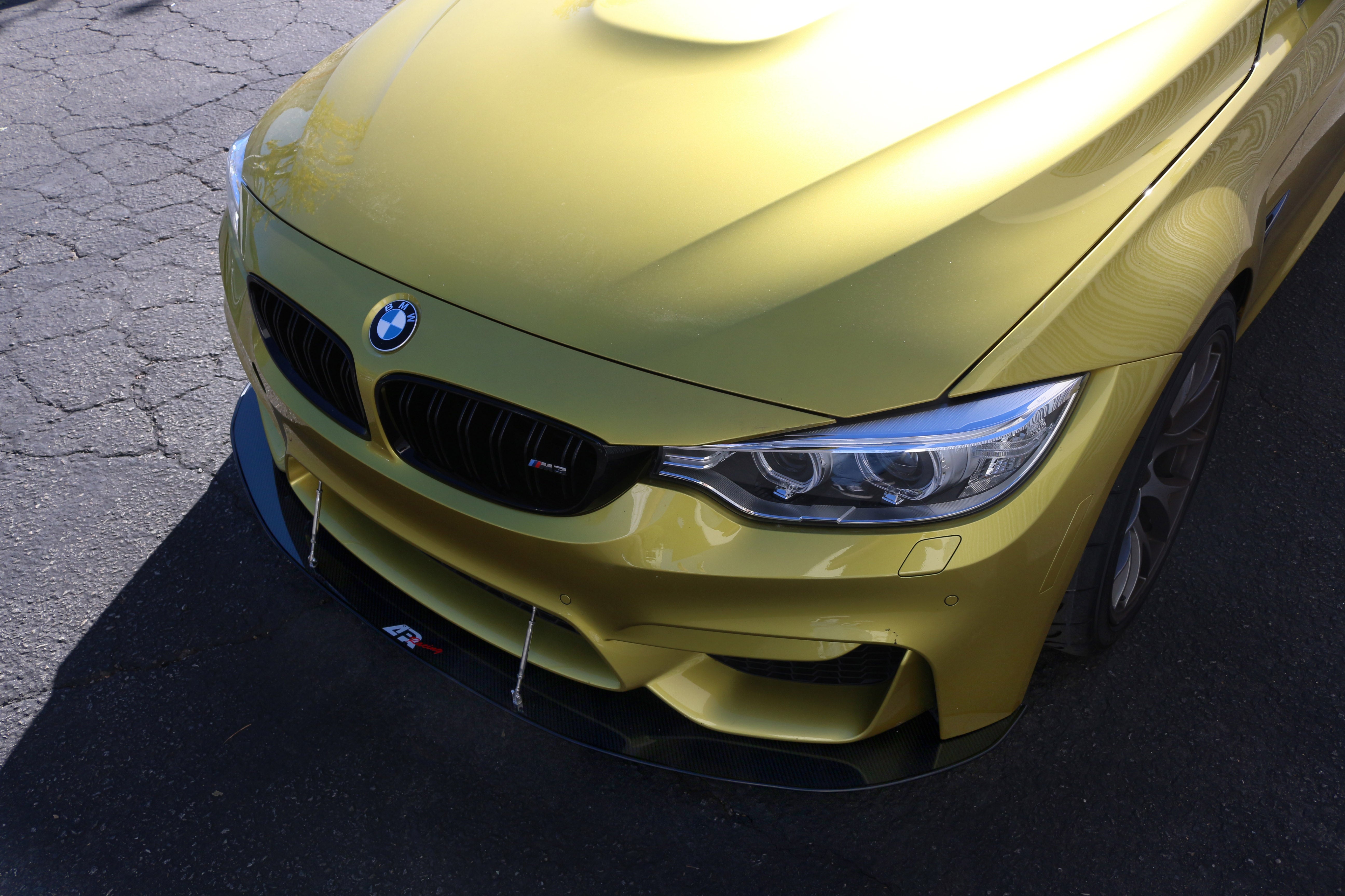APR Carbon Fiber Front Wind Splitter (BMW F82 M4 / F80 M3 Stock Bumper)