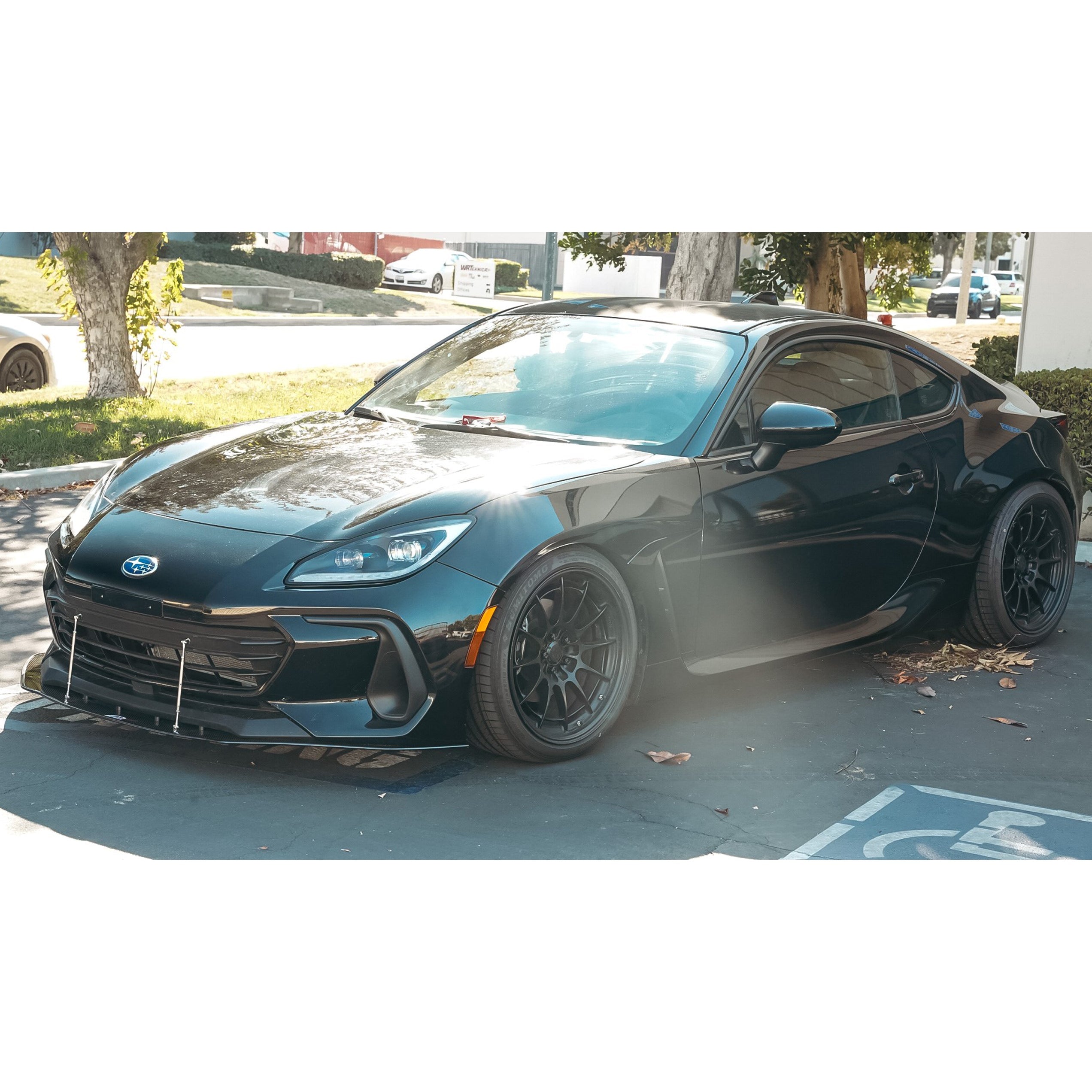 APR Carbon Fiber Wind Splitter w/ Rods (2022-2024 Subaru BRZ)