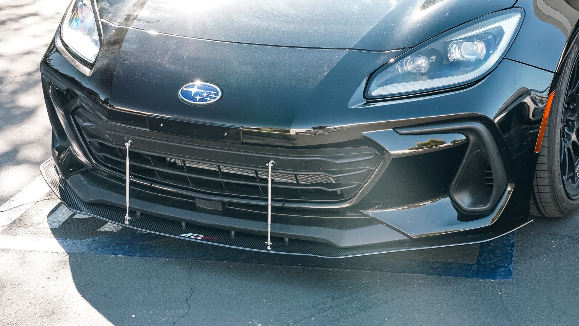 APR Carbon Fiber Wind Splitter w/ Rods (2022-2024 Subaru BRZ)
