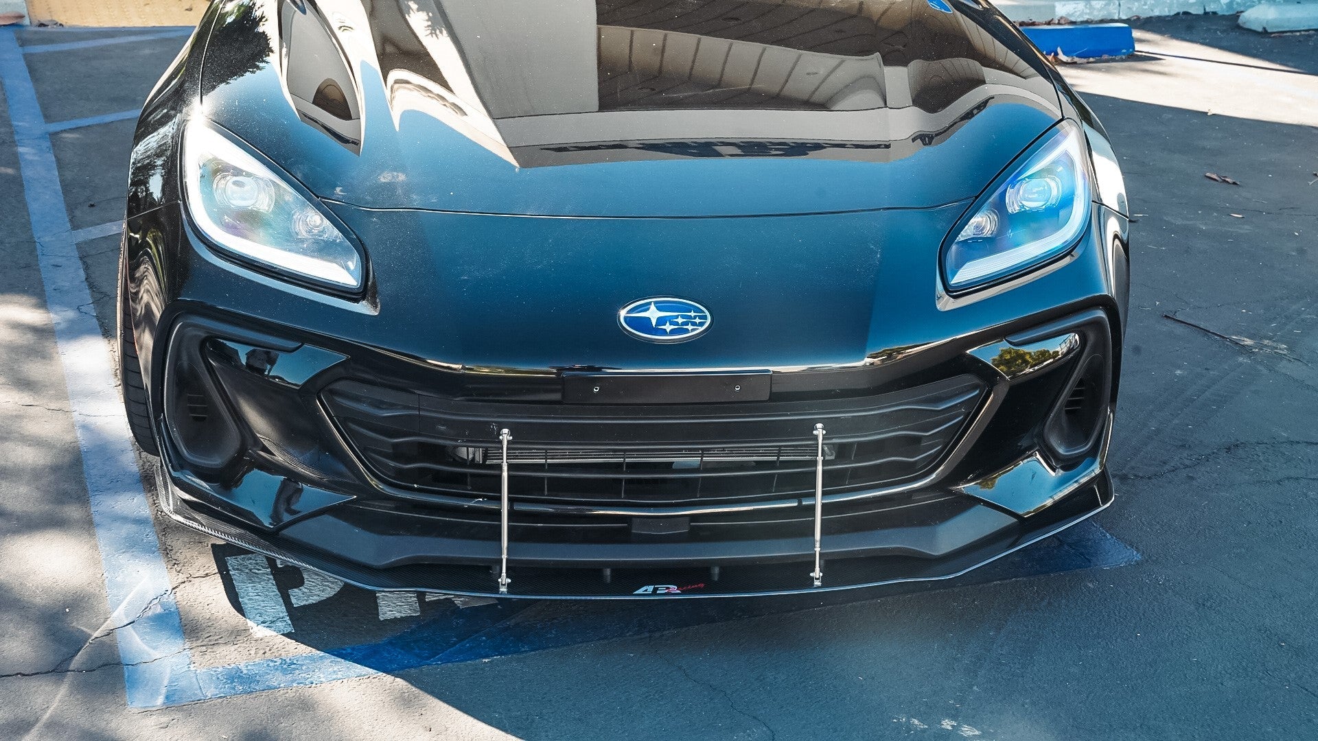 APR Carbon Fiber Wind Splitter w/ Rods (2022-2024 Subaru BRZ)