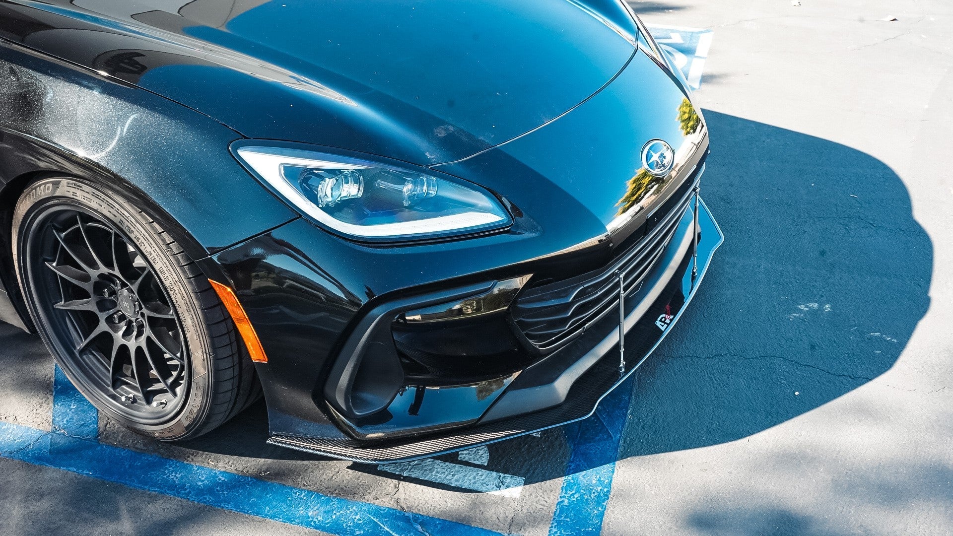 APR Carbon Fiber Wind Splitter w/ Rods (2022-2024 Subaru BRZ)