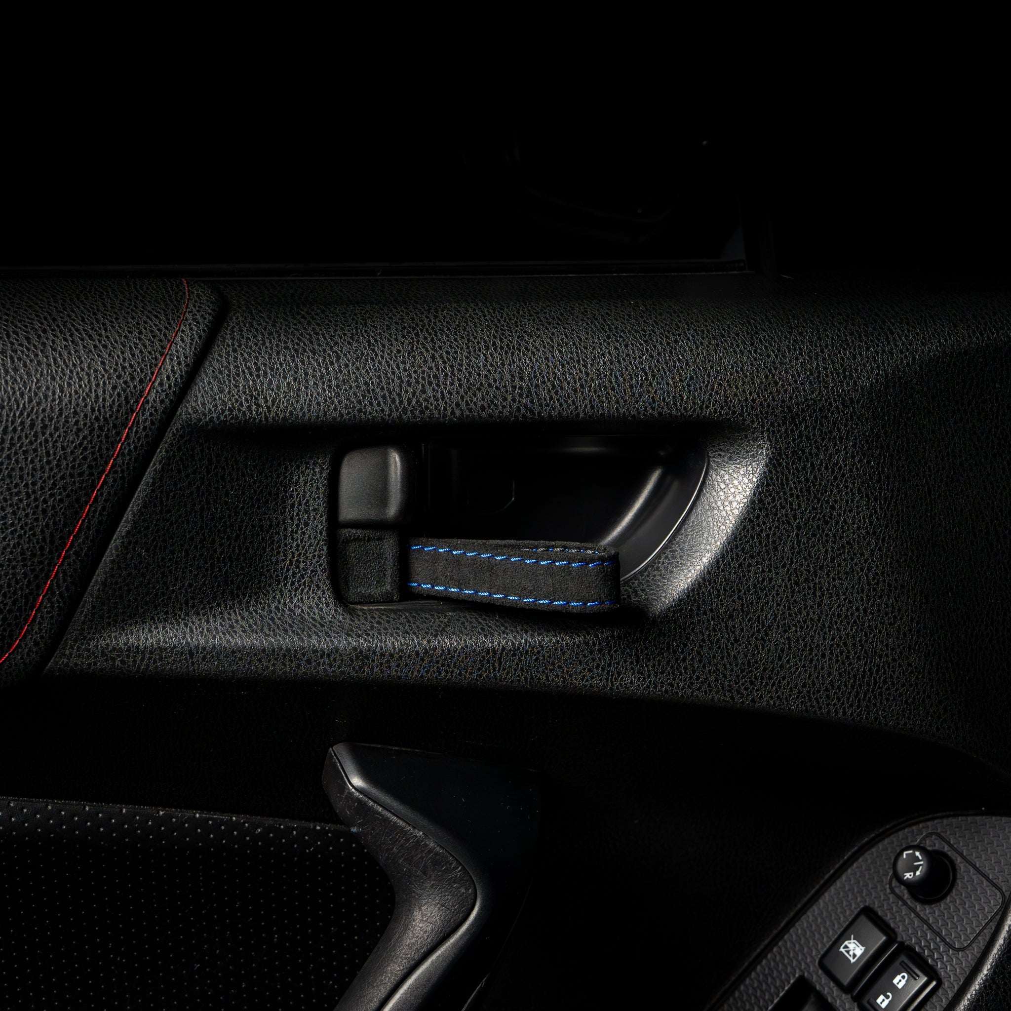 Billetworkz Alcantara Door Pull Strap Kit - Fits Subaru WRX/STI (2008-2021), BRZ (2013-2021), Crosstrek (2013-2017) & More