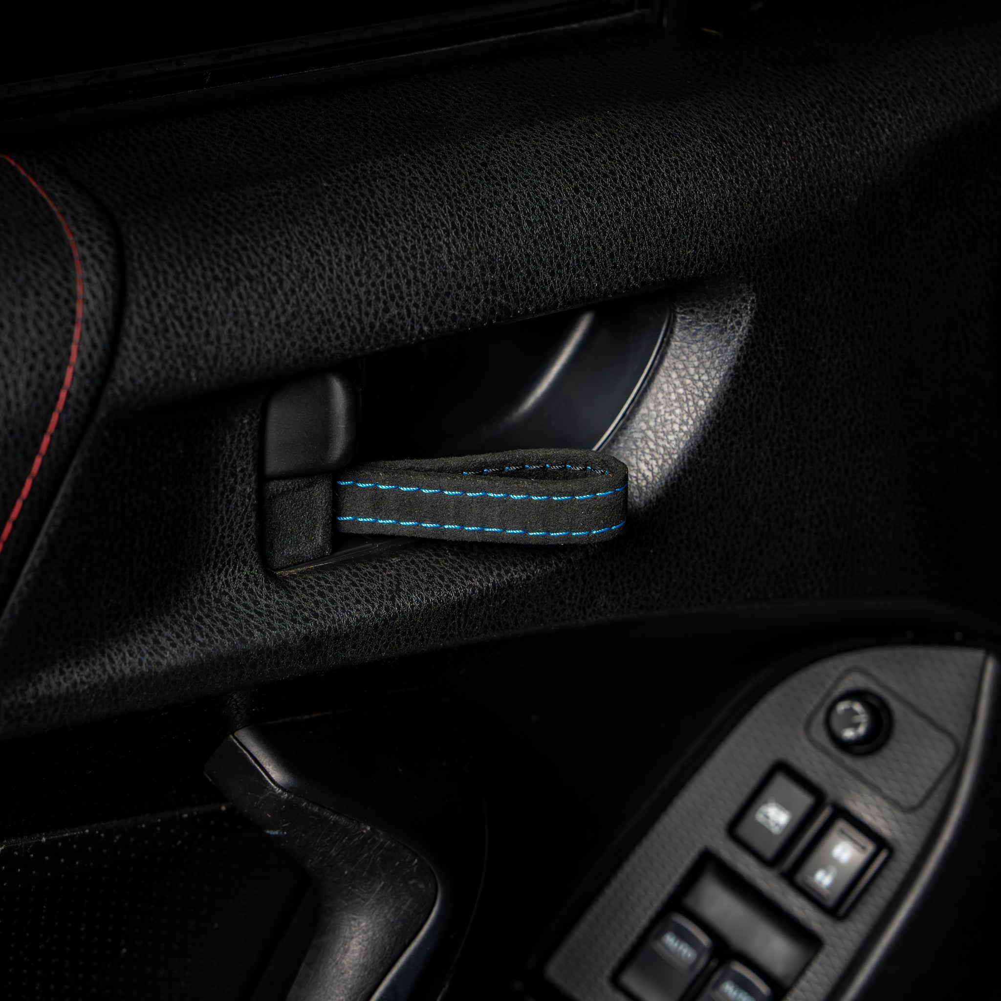 Billetworkz Alcantara Door Pull Strap Kit - Fits Subaru WRX/STI (2008-2021), BRZ (2013-2021), Crosstrek (2013-2017) & More