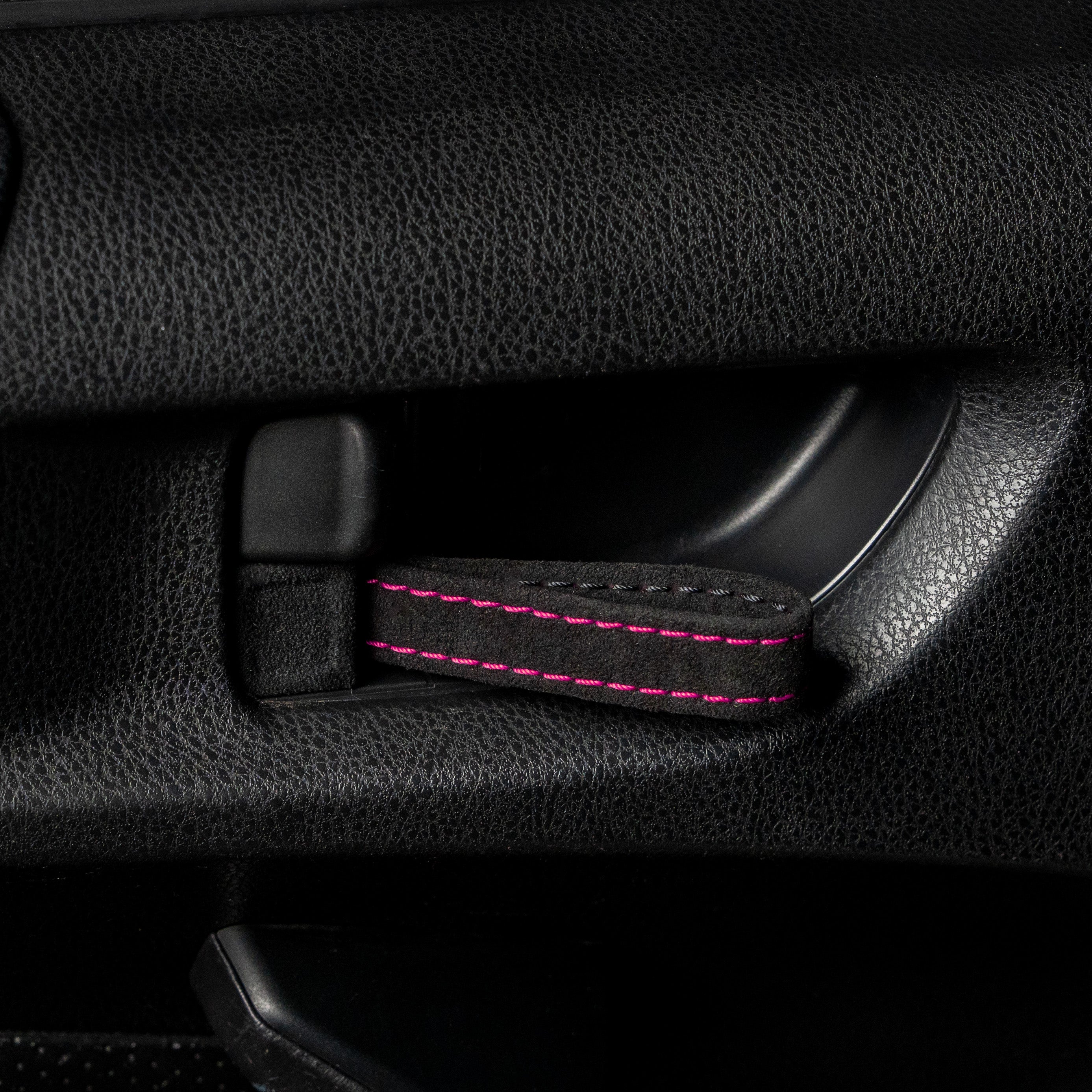 Billetworkz Alcantara Door Pull Strap Kit - Fits Subaru WRX/STI (2002–2007)