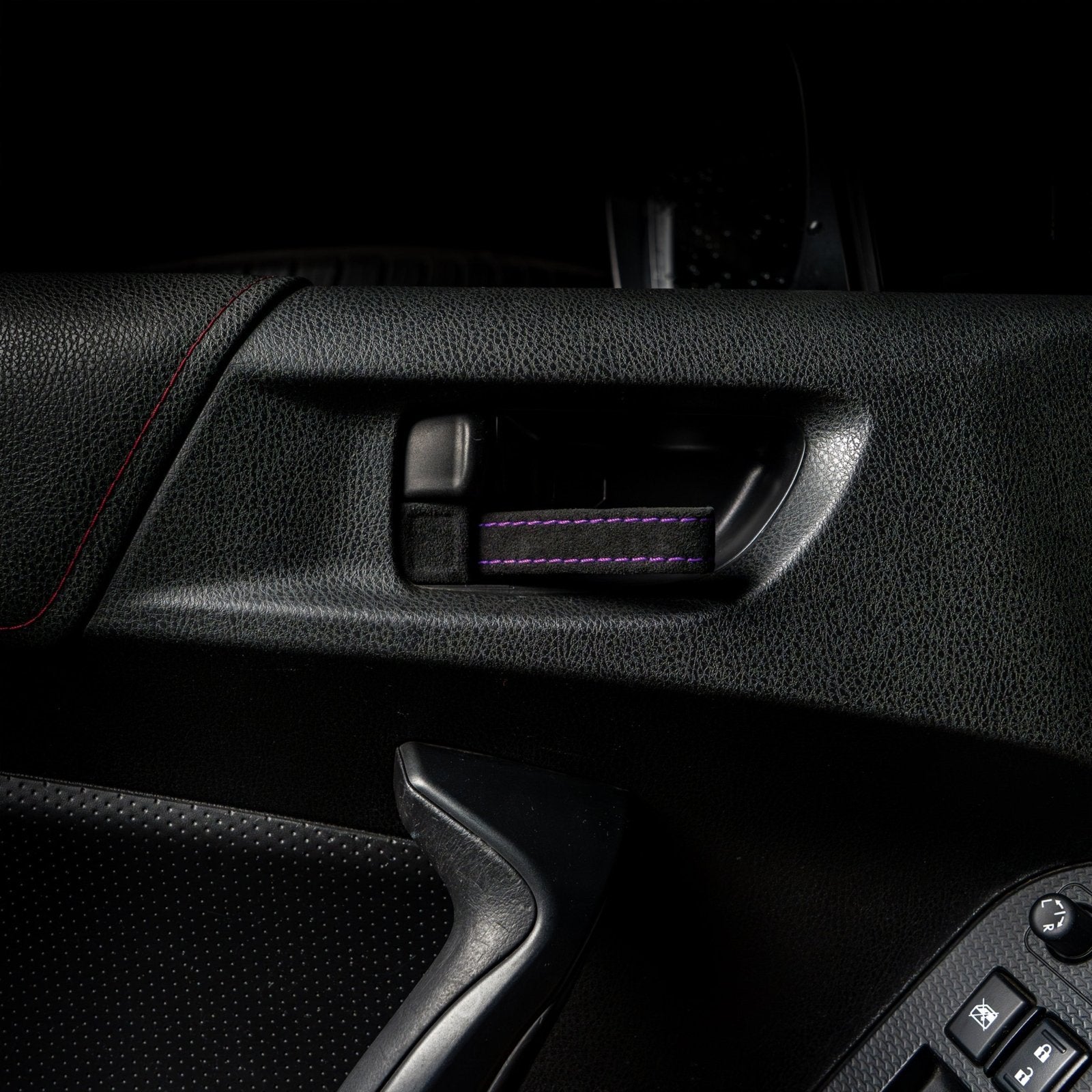 Billetworkz Alcantara Door Pull Strap Kit - Fits Subaru WRX/STI (2008 - 2021), BRZ (2013 - 2021), Crosstrek (2013 - 2017) & More - 31