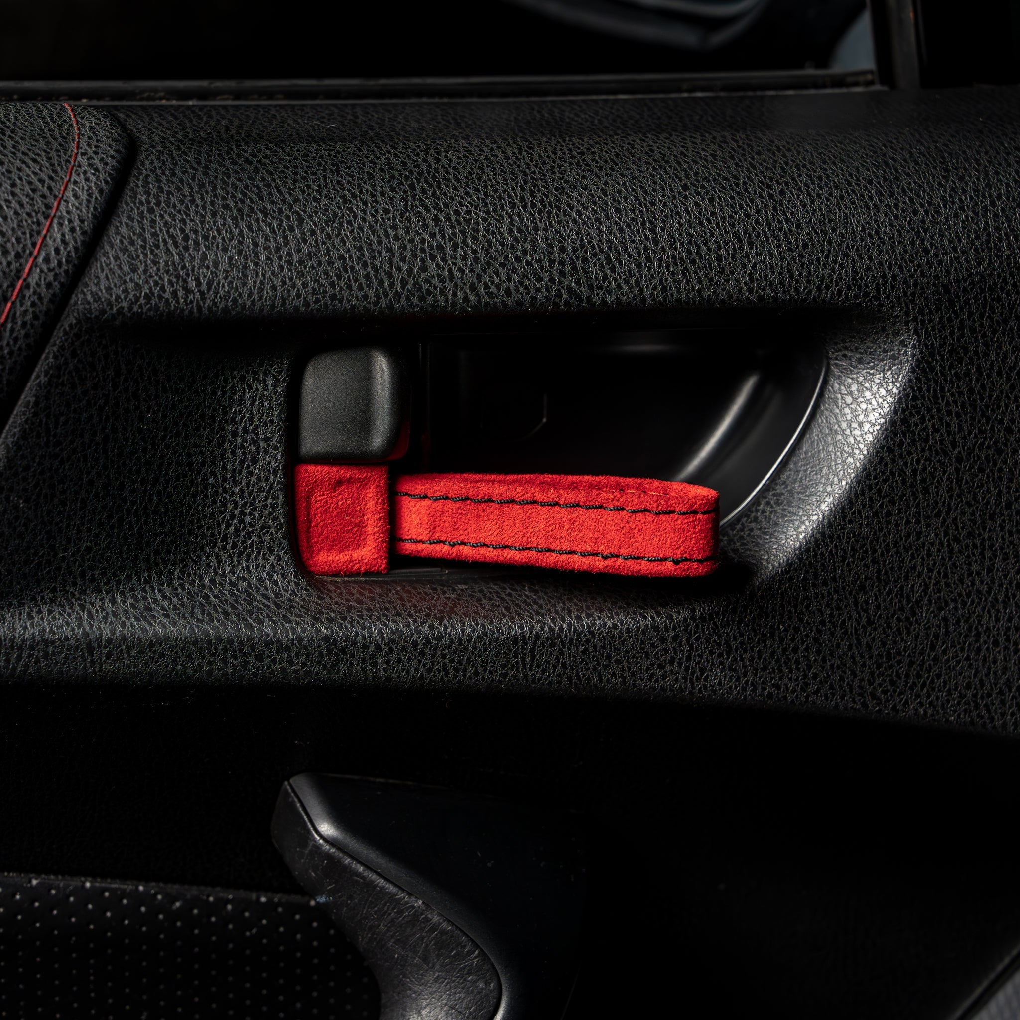 Billetworkz Alcantara Door Pull Strap Kit - Fits Subaru WRX/STI (2008-2021), BRZ (2013-2021), Crosstrek (2013-2017) & More