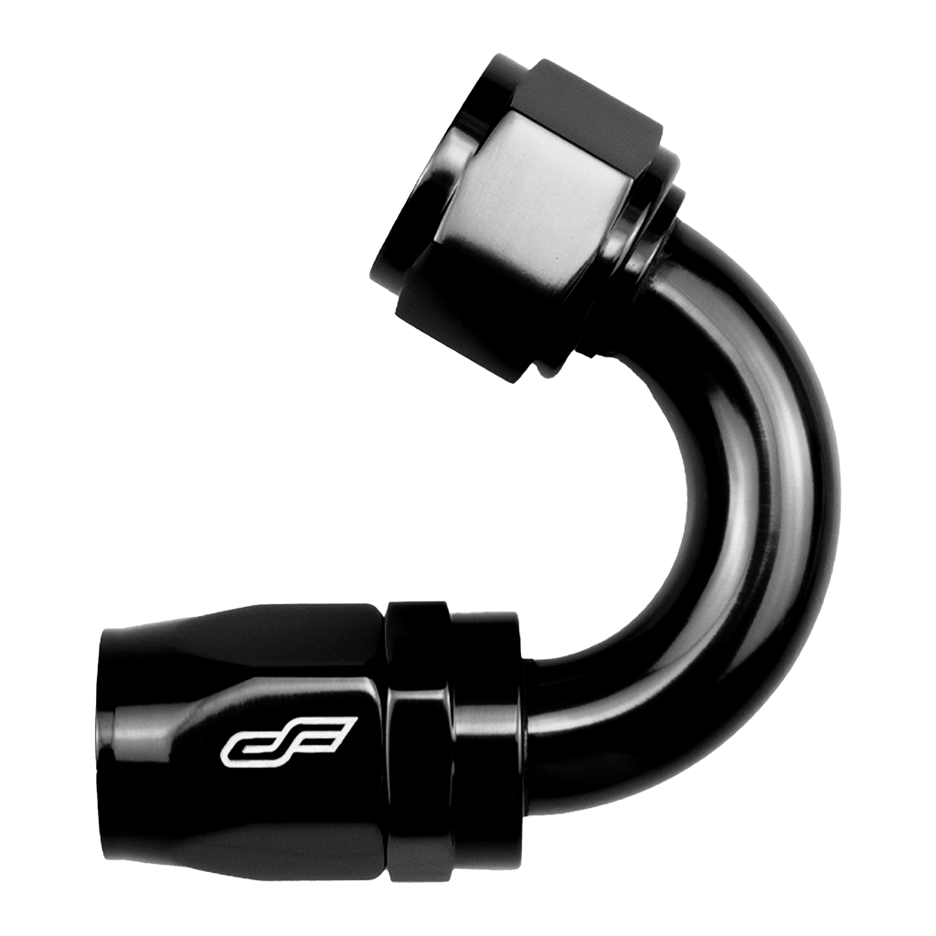 -6 AN 150 Degree Female Aluminum Hose End Fitting