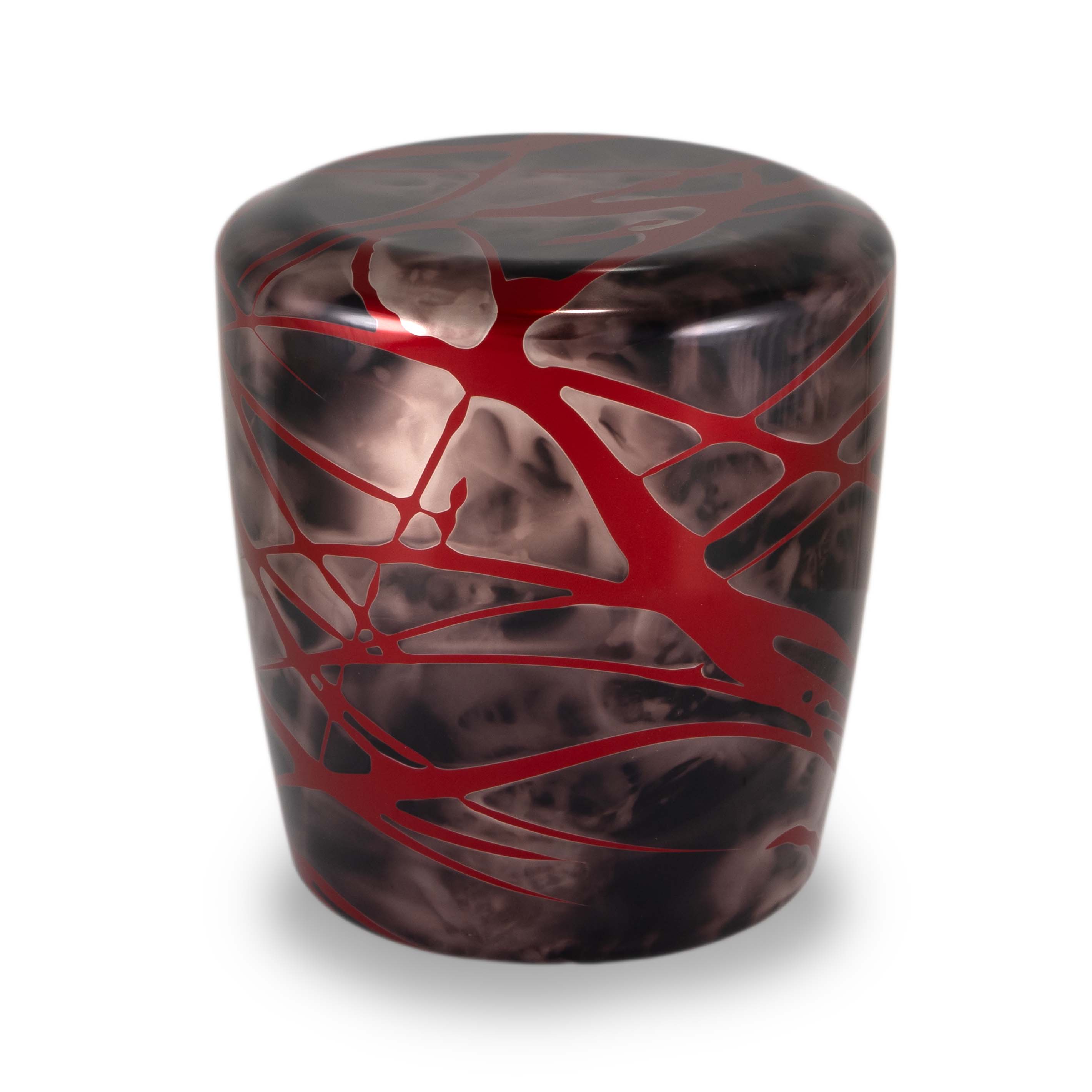 Billetworkz Shift Knob – Black Smoke w/ Red Splash - Toyota GR Corolla / Corolla Hatch