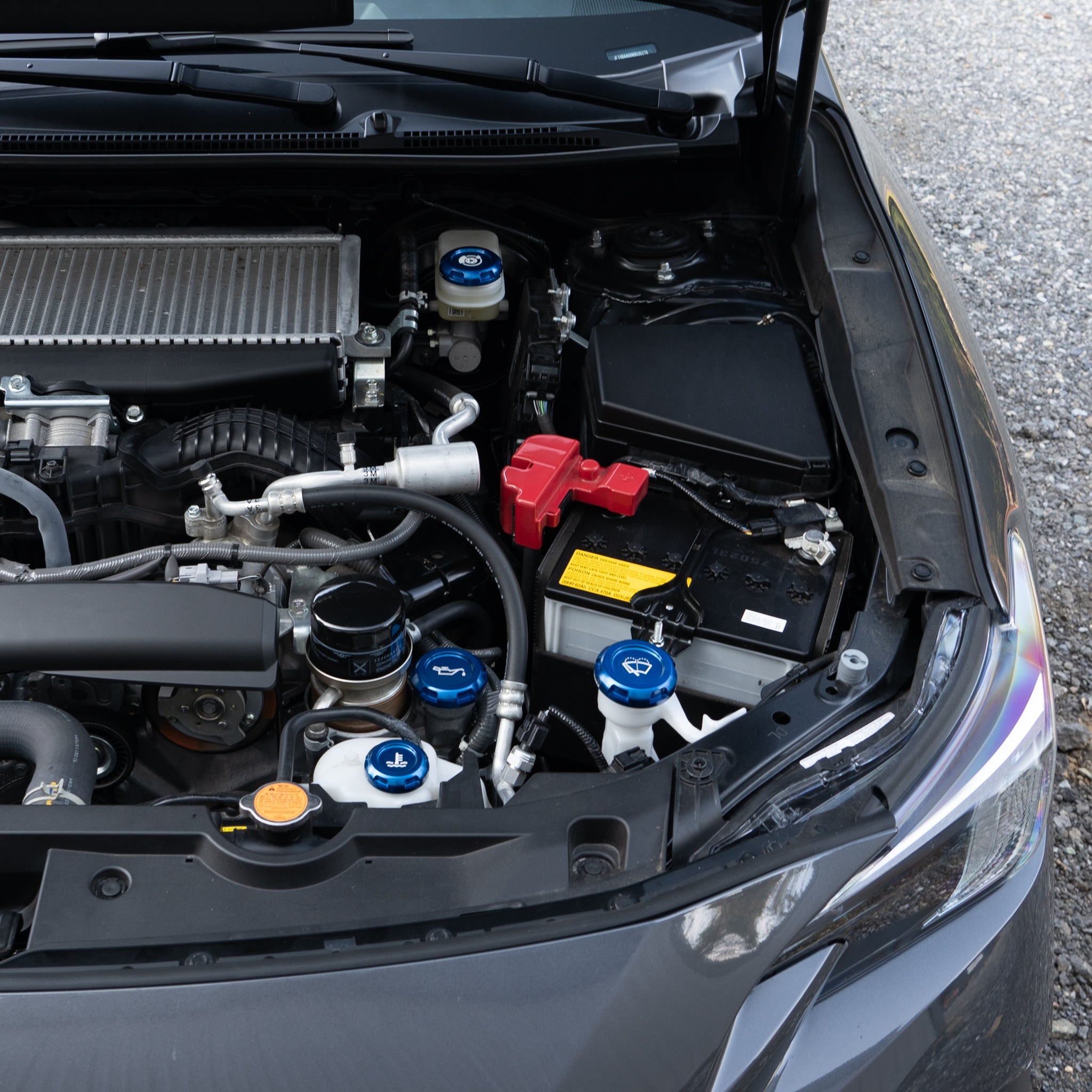 Tapas del compartimento del motor Billetworkz - Subaru WRX 2015-2021 y 2022+