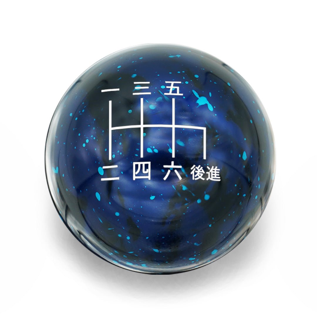 Billetworkz Cosmic Space Shift Knob - 6 Speed Japanese Engraving - Subaru STI - 1