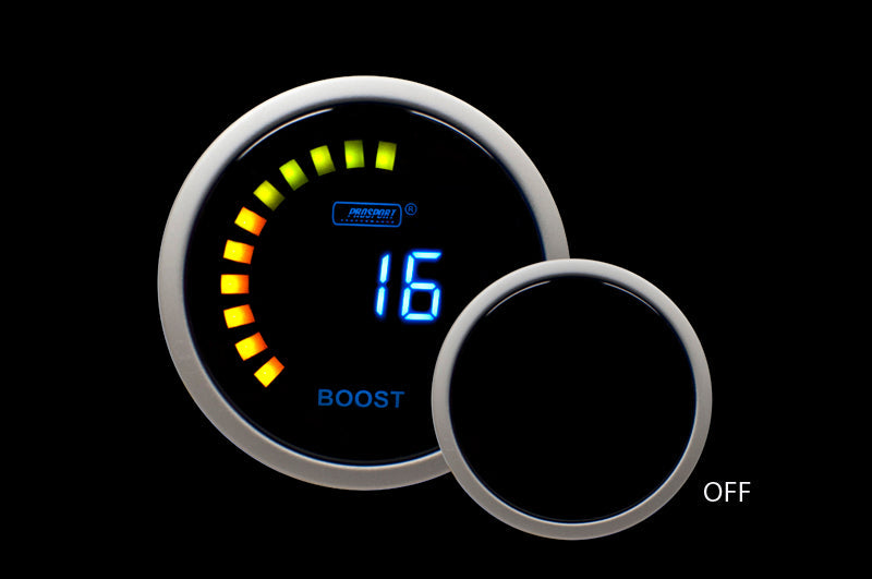 Medidor de impulso digital Prosport de 2-1/16"