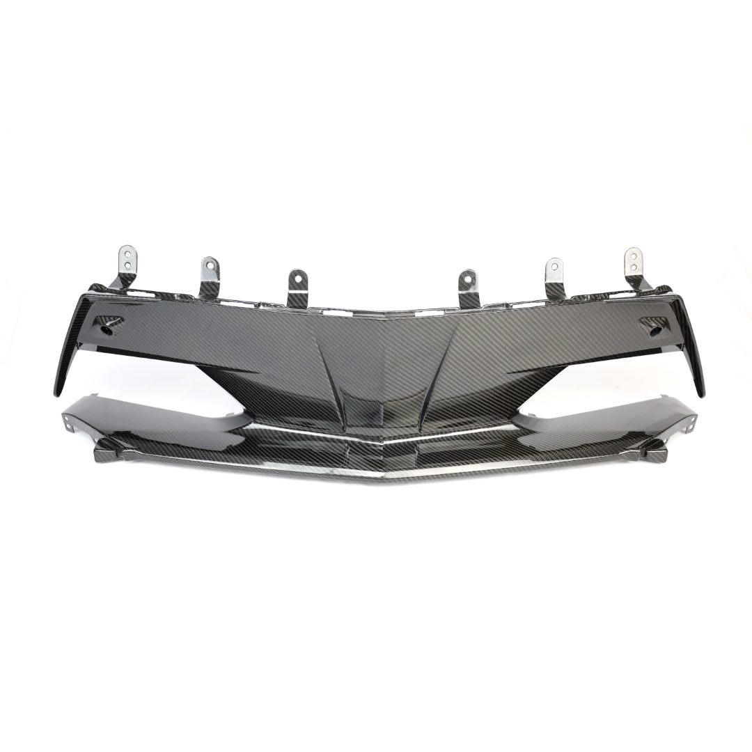APR Carbon Fiber Front Bumper Center Bezels (2020+ Chevrolet Corvette C8)