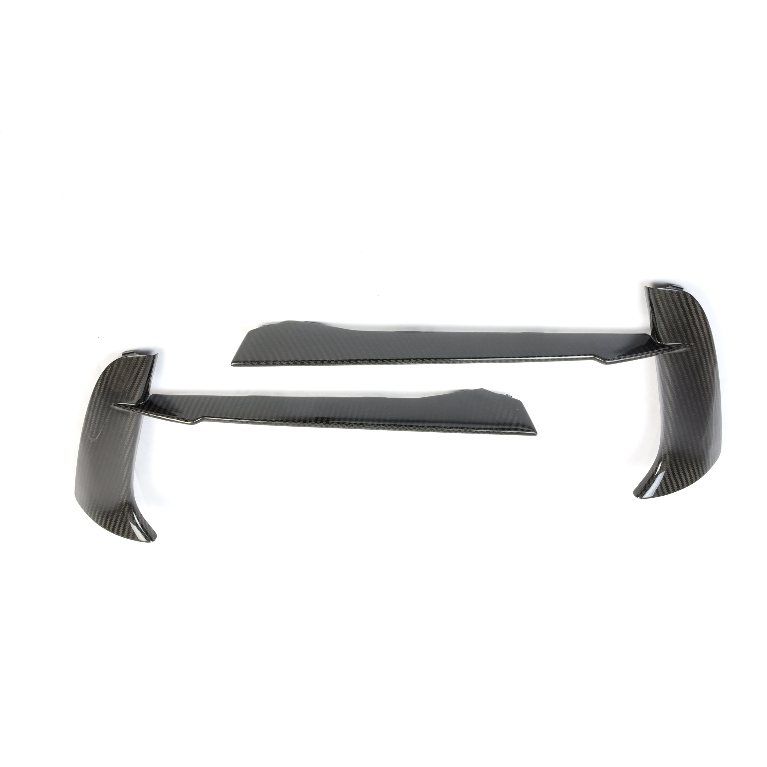 Biseles laterales de fibra de carbono para parachoques delantero APR (Chevrolet Corvette C8 2020+)