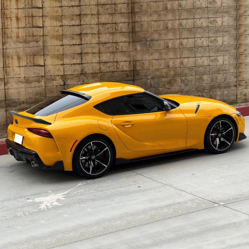 K2 Industries 2020-2025 Toyota GR Supra MK5 Unpaint TRD Style Trunk and Roof Spoiler