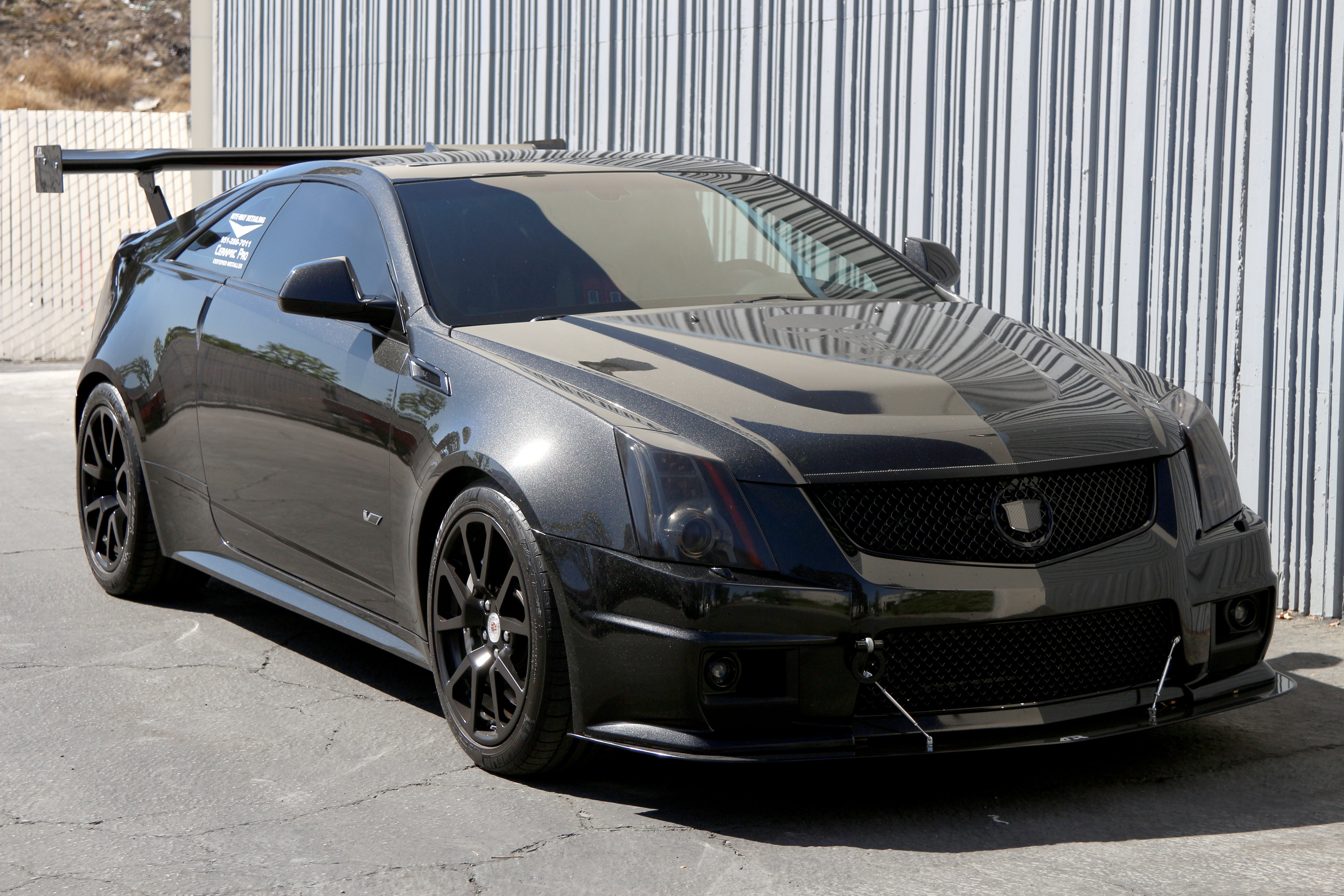 APR GTC-500 Carbon Fiber Adjustable Wing (2011-2015 Cadillac CTS-V Coupe)