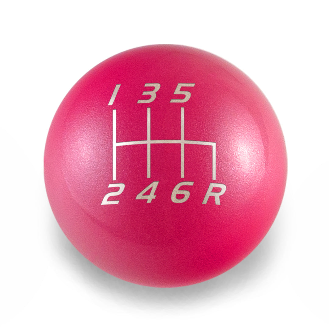 Billetworkz Weighted Shift Knob - 6 Speed Velocity Engraving - Subaru STI - 29