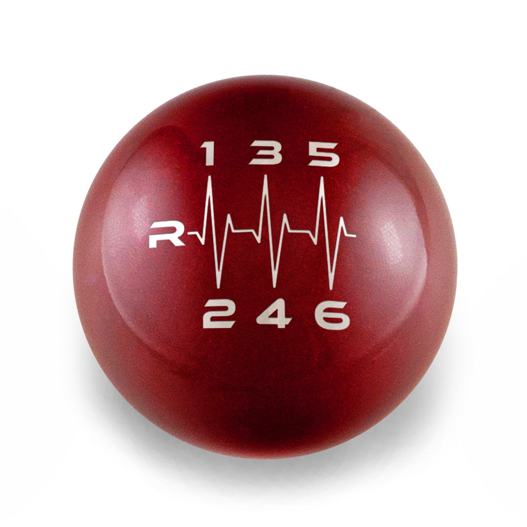 Billetworkz Weighted Shift Knob 6-Speed Heartbeat Engraving for Toyota GR Corolla / Corolla Hatch