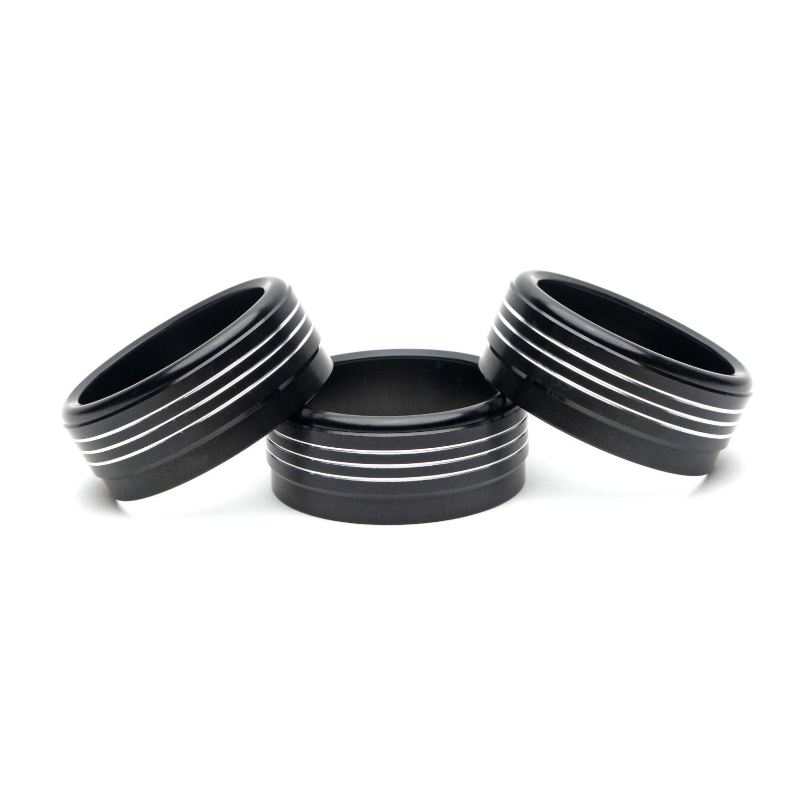 Billetworkz Climate Control Knob Covers – Fits Subaru WRX/STI (15 - 21), Crosstrek (13 - 17), Forester (14 - 18), Impreza (12 - 16) - 3