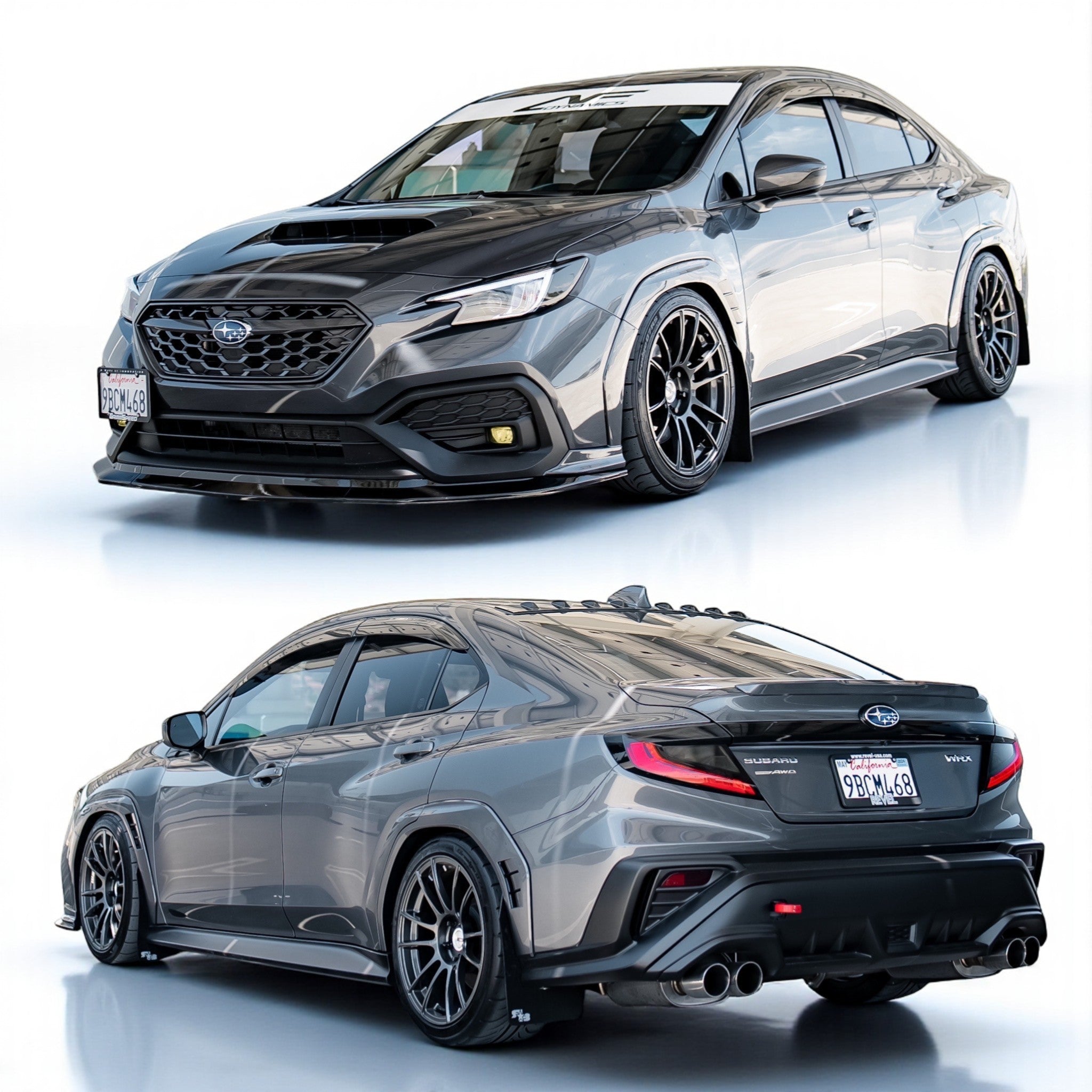 Aeroflow Dynamics Paint Matched Fender Flares (2022-2025 Subaru WRX)