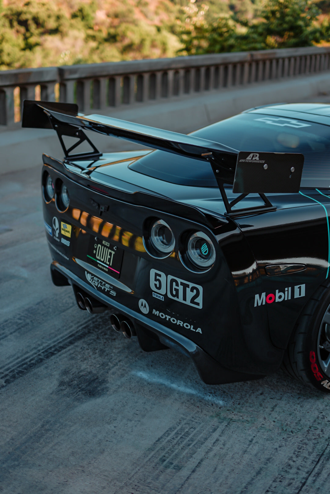 APR GTC-500 Carbon Fiber Adjustable Wing (2005-2013 Chevrolet Corvette C6 / C6 Z06)
