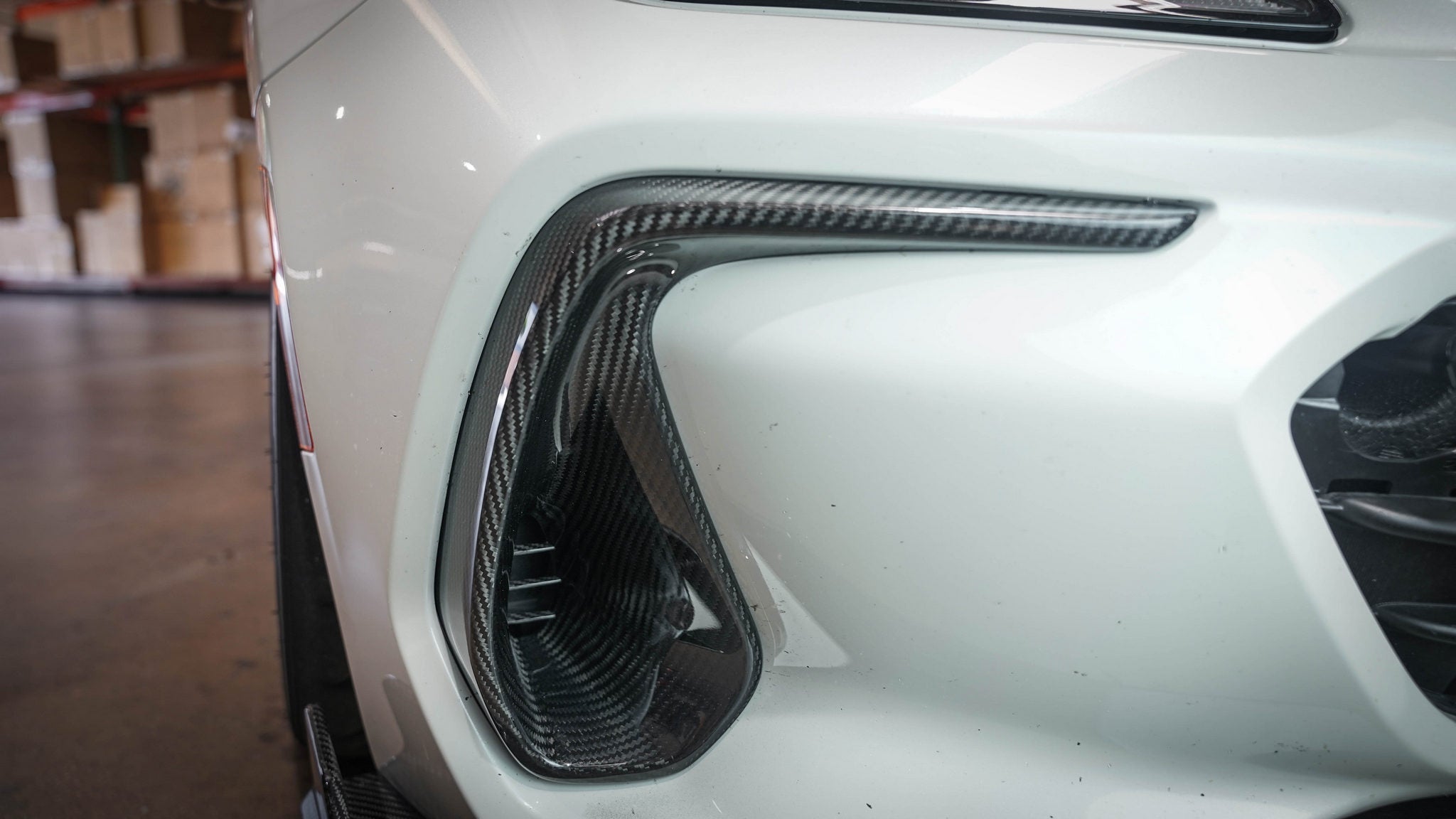 Aletas de entrada de fibra de carbono para parachoques delantero APR (Subaru BRZ 2022-2024)