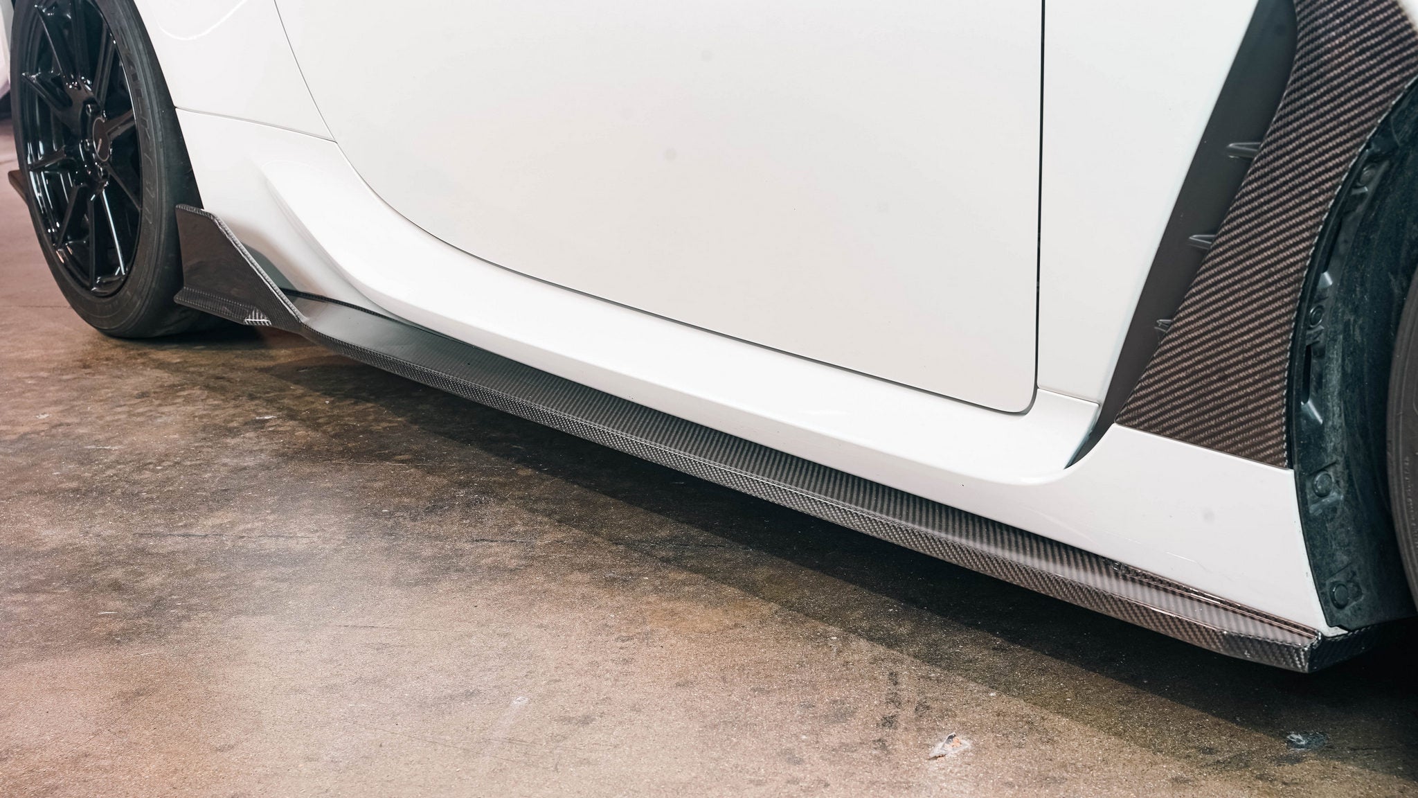 APR Carbon Fiber Side Rocker Extensions (2022-2024 Toyota GR86/Subaru BRZ)