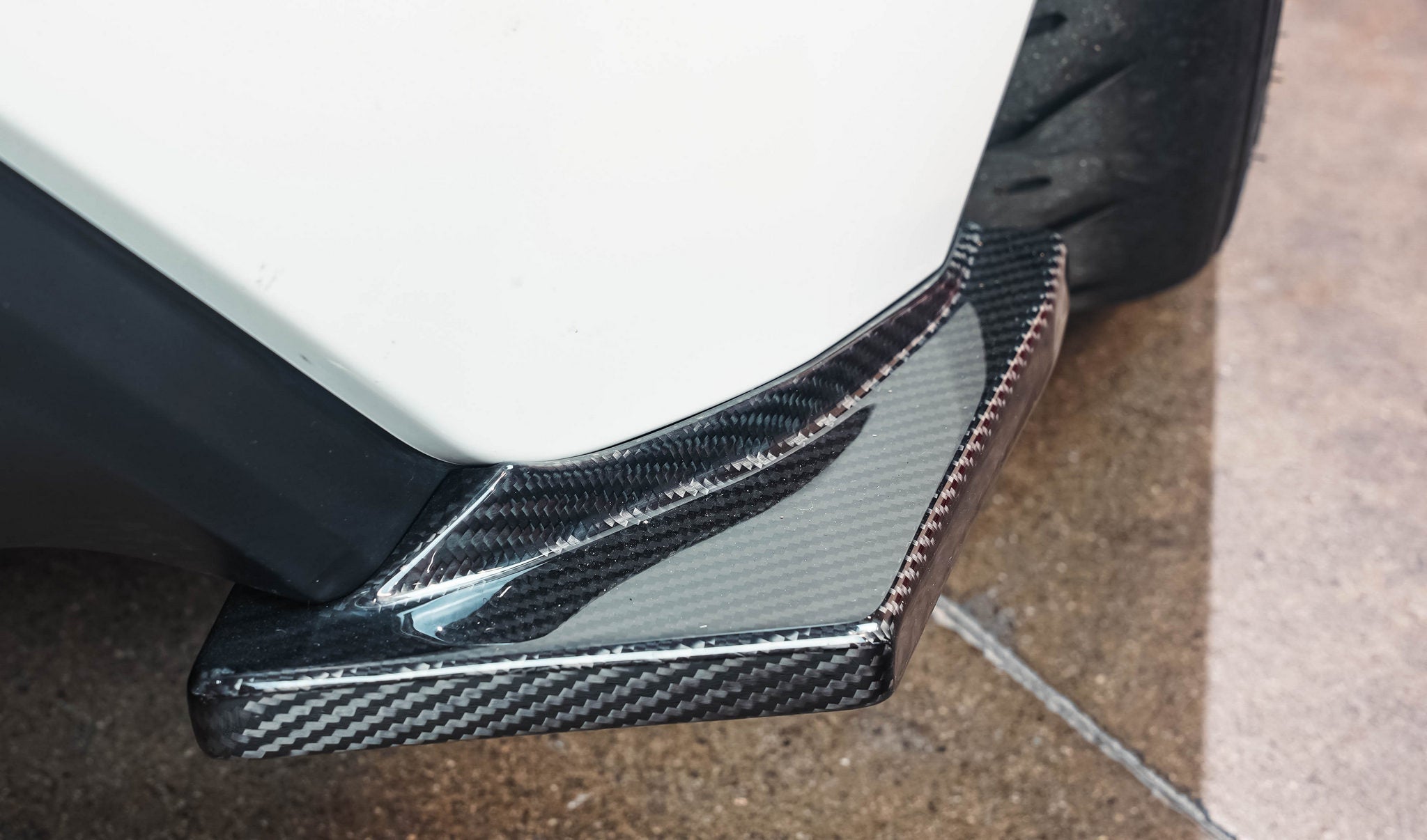 APR Carbon Fiber Rear Bumper Skirts (2022-2024 Toyota GR86/Subaru BRZ)