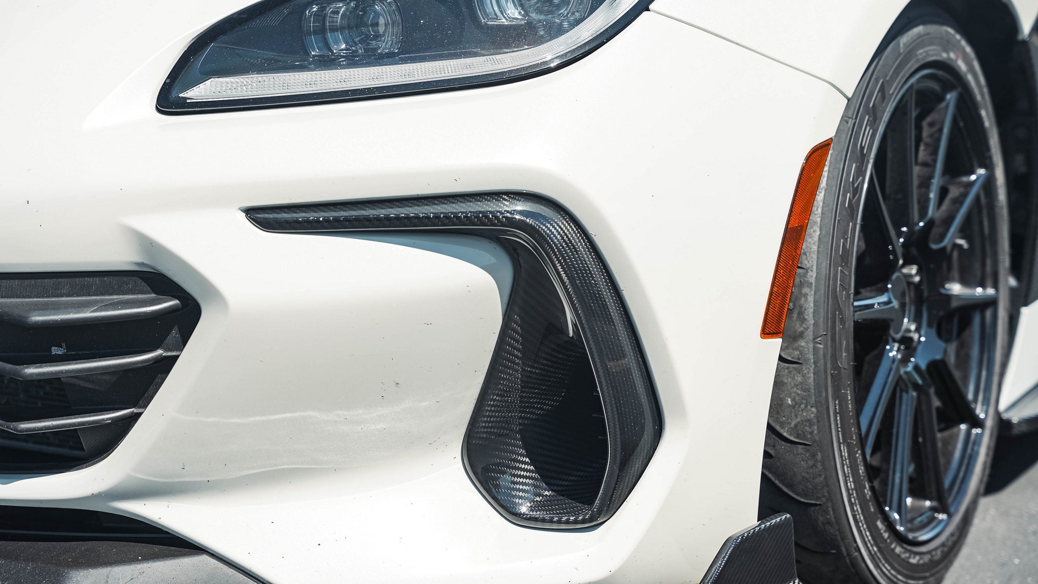 Aletas de entrada de fibra de carbono para parachoques delantero APR (Subaru BRZ 2022-2024)