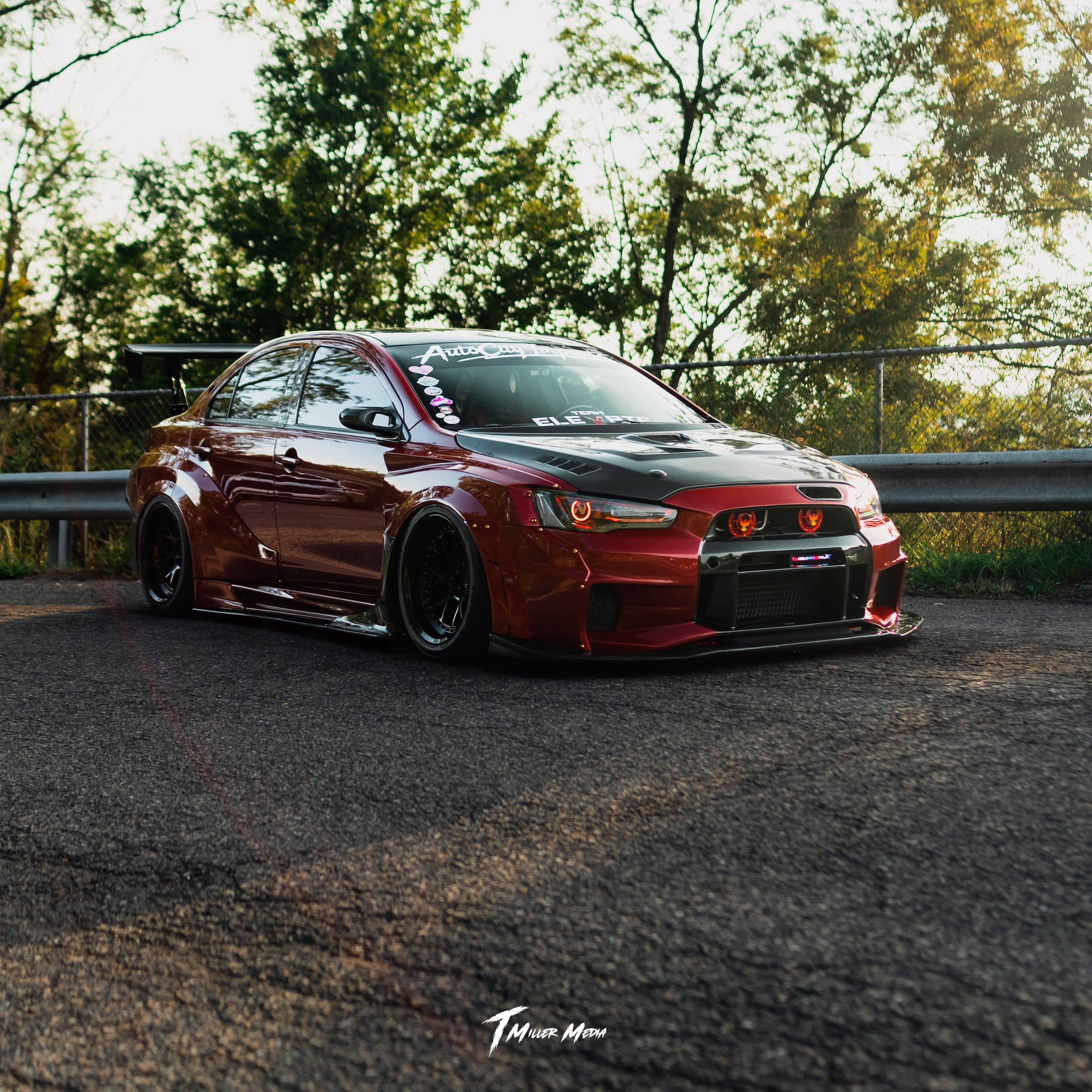 Lit Logos Evo X Grill Badge | 2007-2016 Evolution X