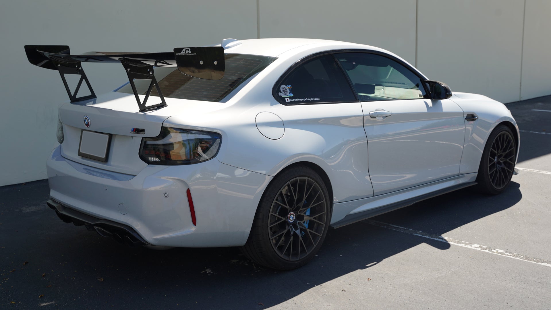 APR GTC-300 Carbon Fiber Adjustable Wing (BMW F87 M2)