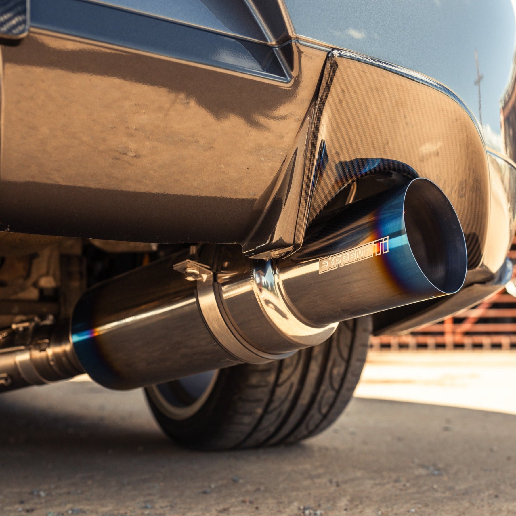 Tomei Titanium Single Exit Catback Exhaust (Evo 7/8/9) - 6